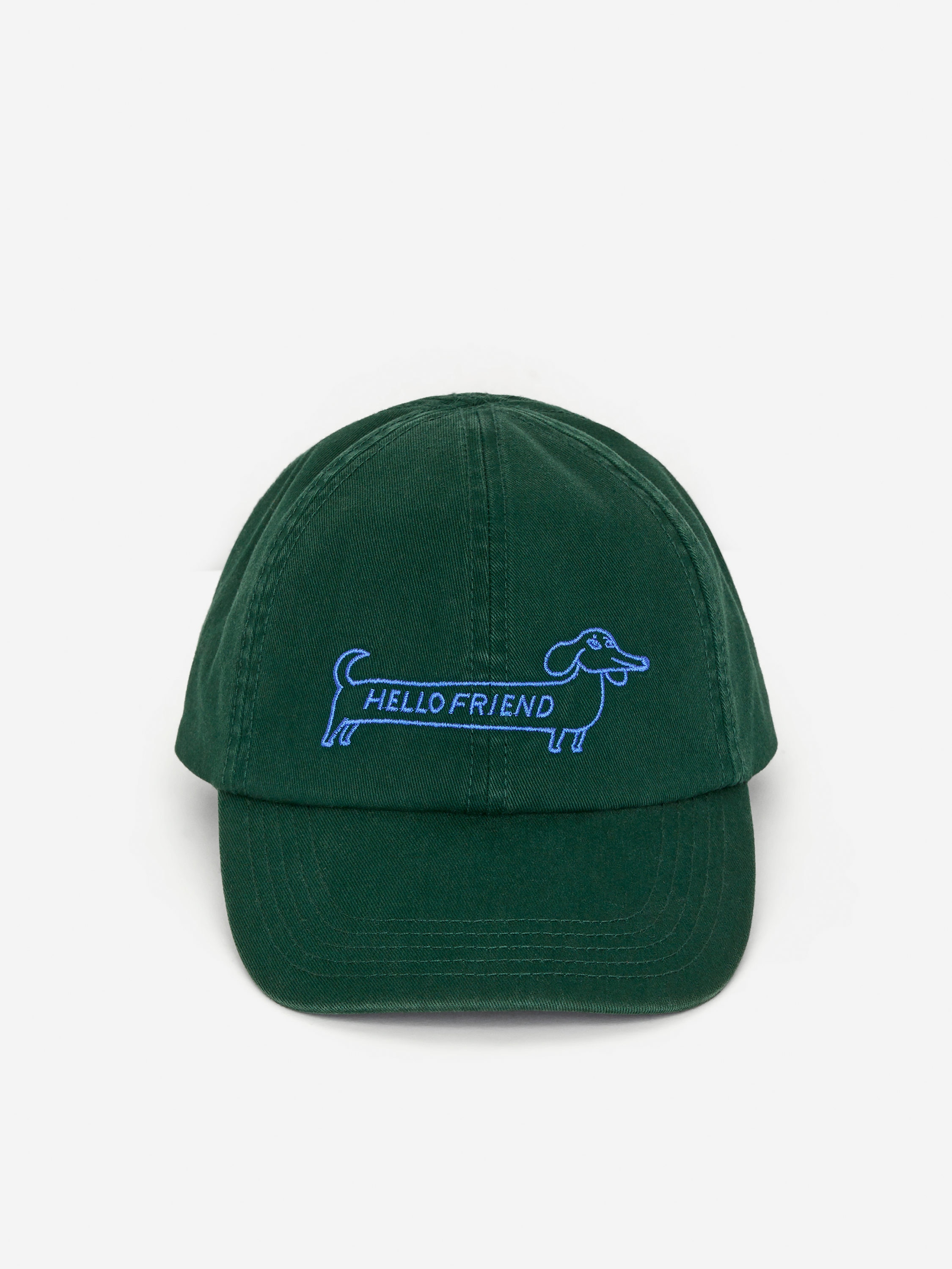 Embroidered Cap - Green - Children - StillMedia/DescriptiveStillLife - 3