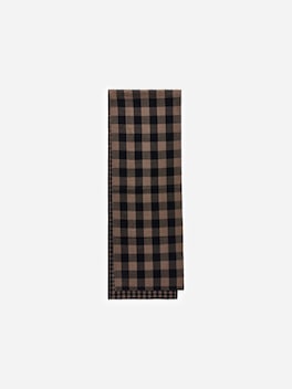 Rutig bomullsscarf