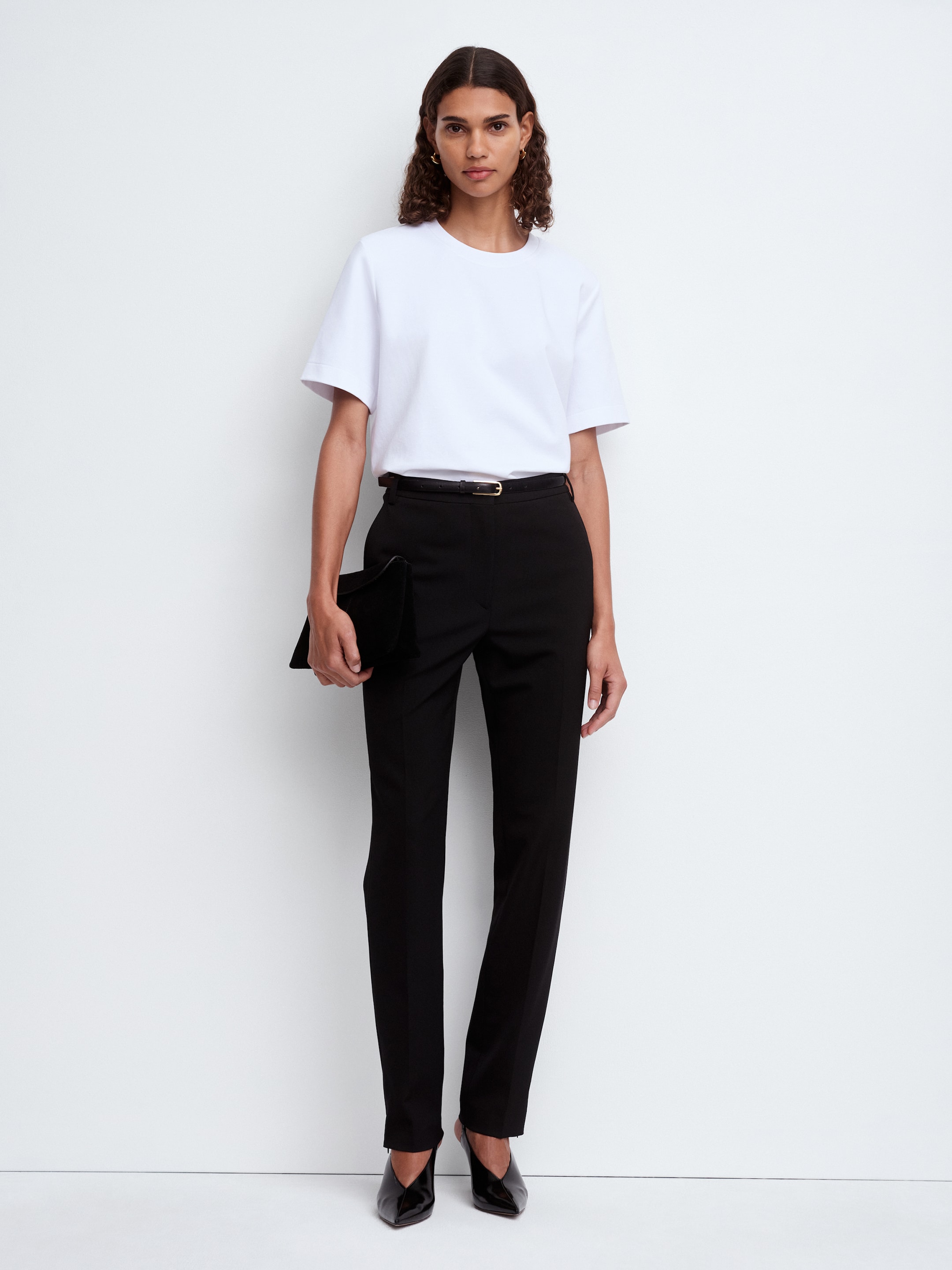 Signature Constructed T-Shirt - White - Regular fit - Women - StillMedia/Environmental - 16