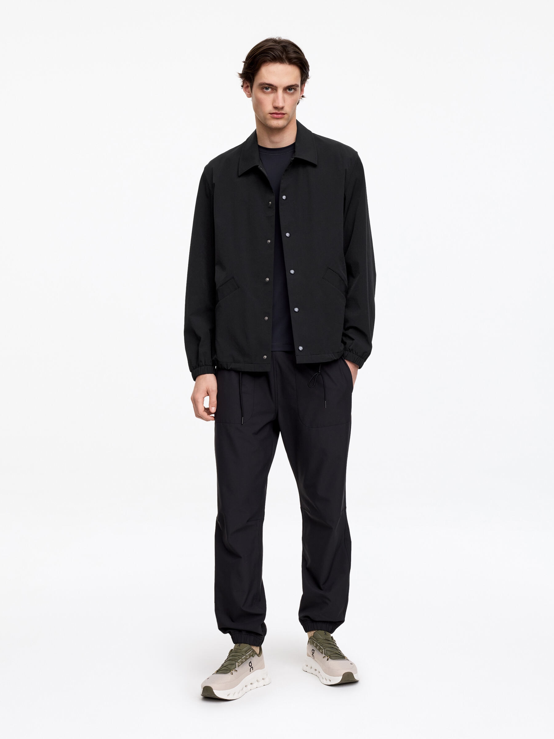 Coach Jacket - Black - Regular fit - Men - StillMedia/Lookbook - 3