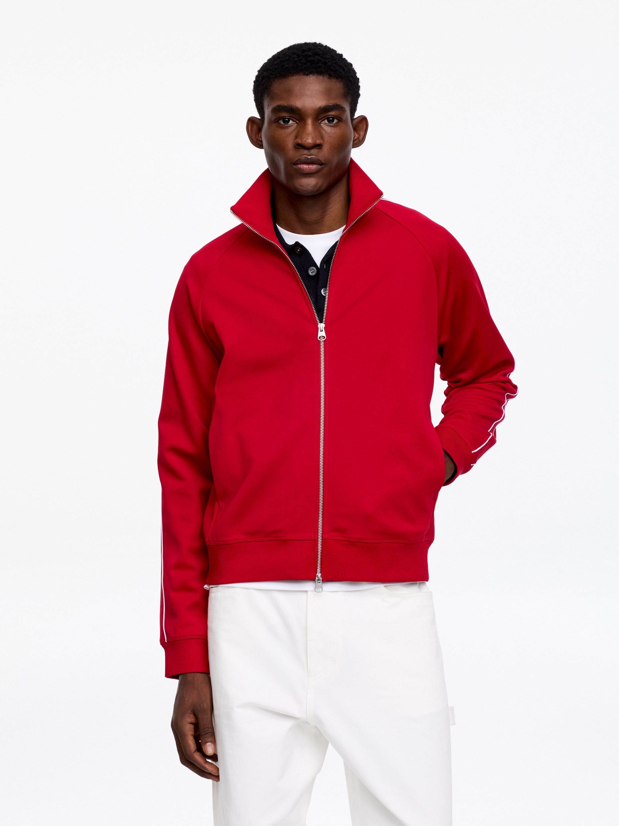Tracksuit jacka - Röd - Regular fit - Men - StillMedia/Lookbook - 3