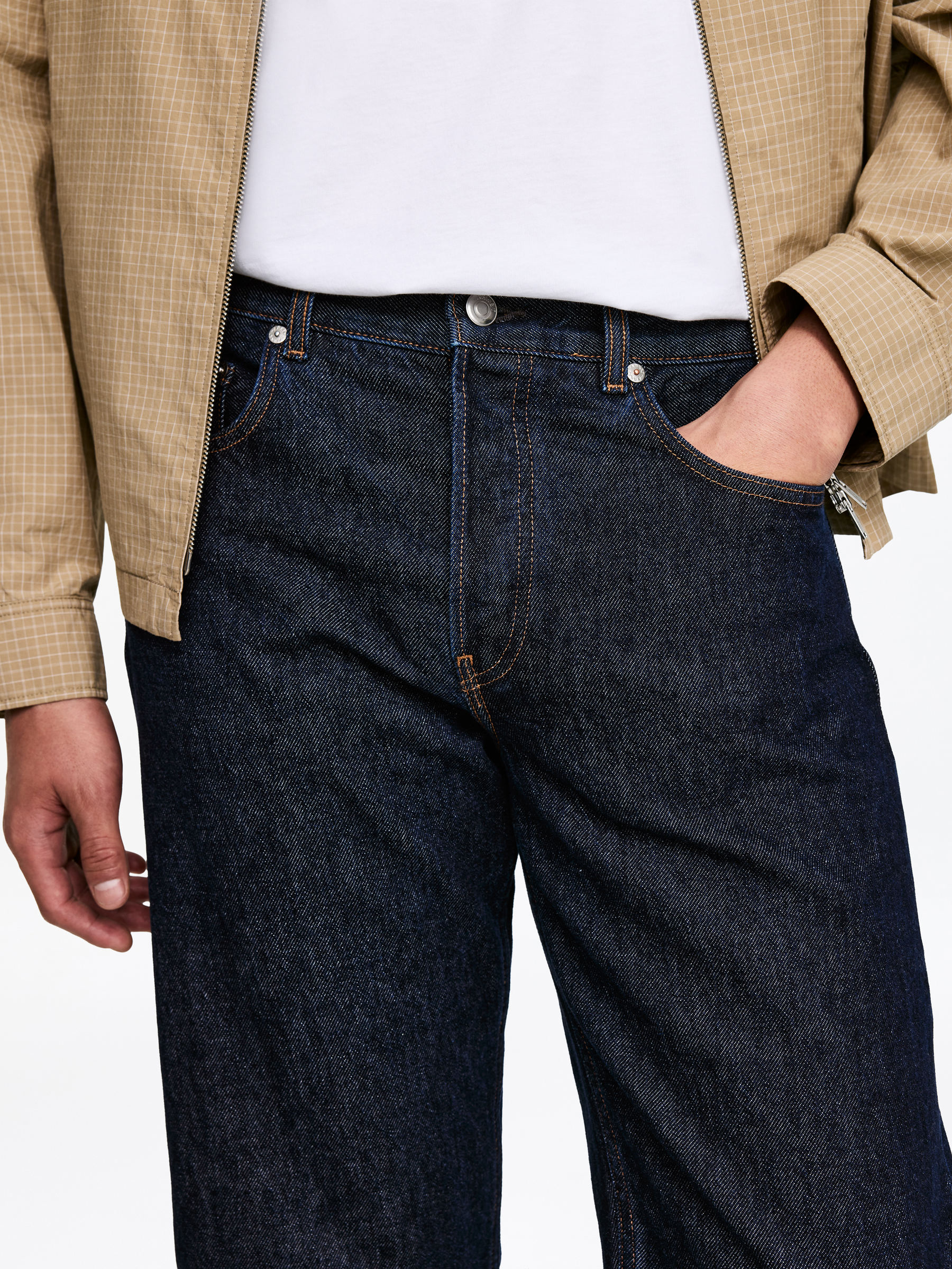 OCEAN Loose Straight Jeans - Dunkelblau - Loose Fit - Herren - StillMedia/Lookbook - 19