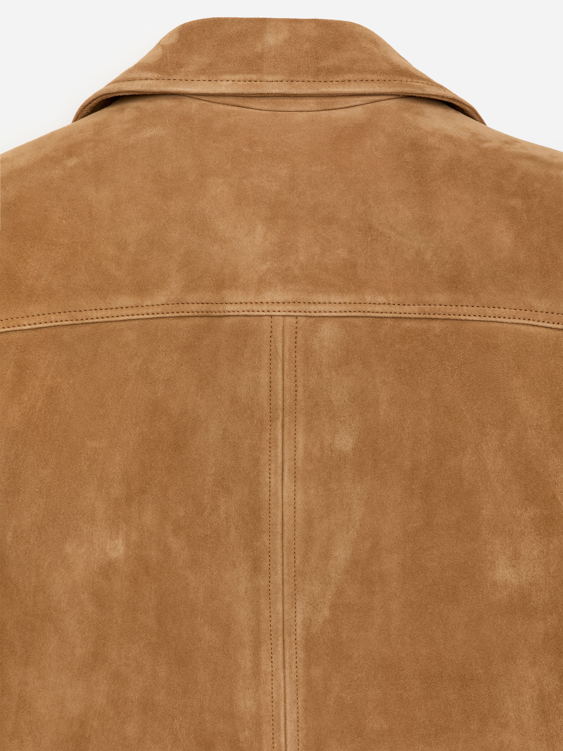Suede Jacket - Beige - Relaxed fit - Men - StillMedia/DescriptiveDetail - 1
