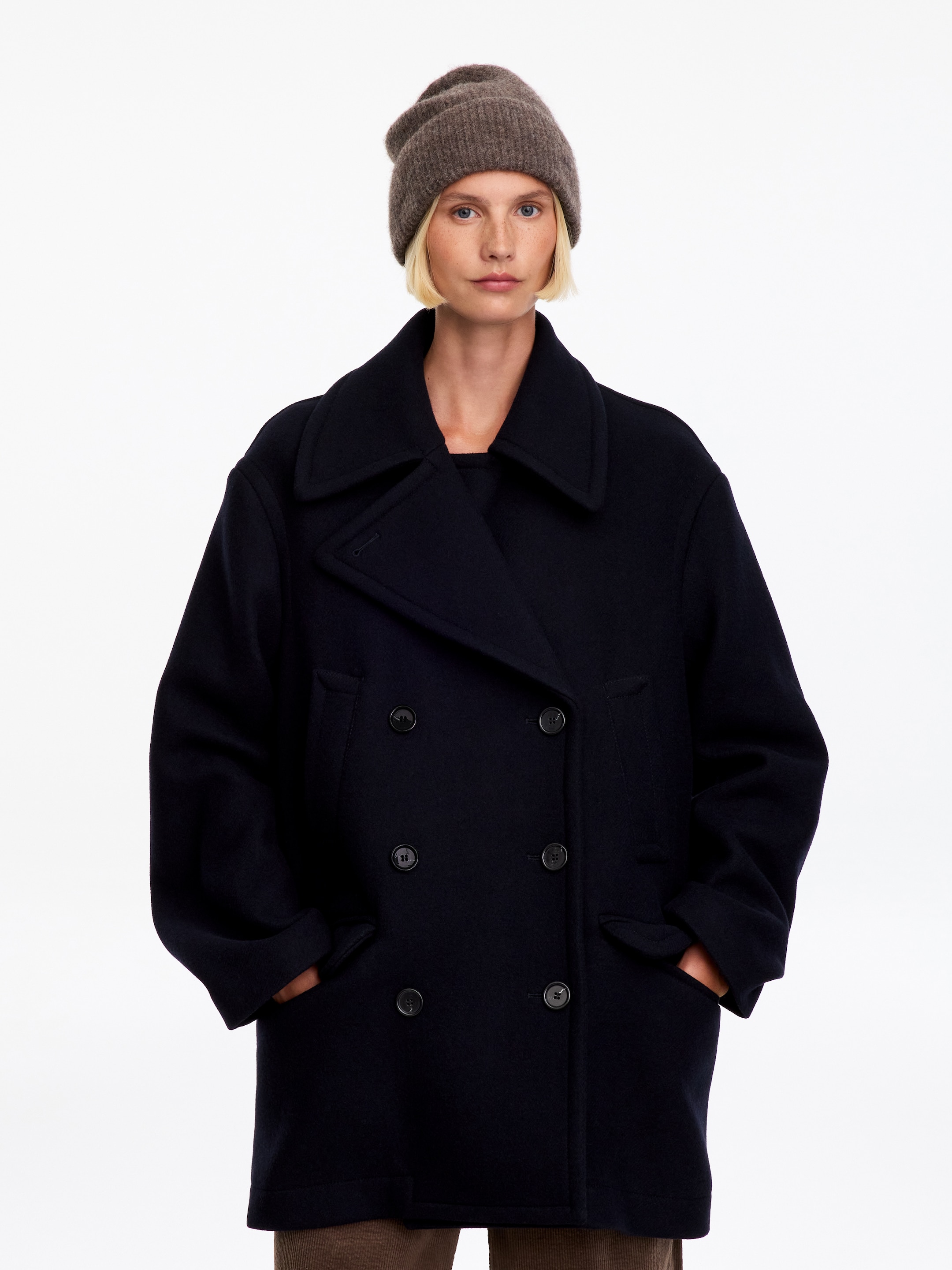 Beanie aus Alpakawollmischung - Terracotta - women - StillMedia/Lookbook - 2