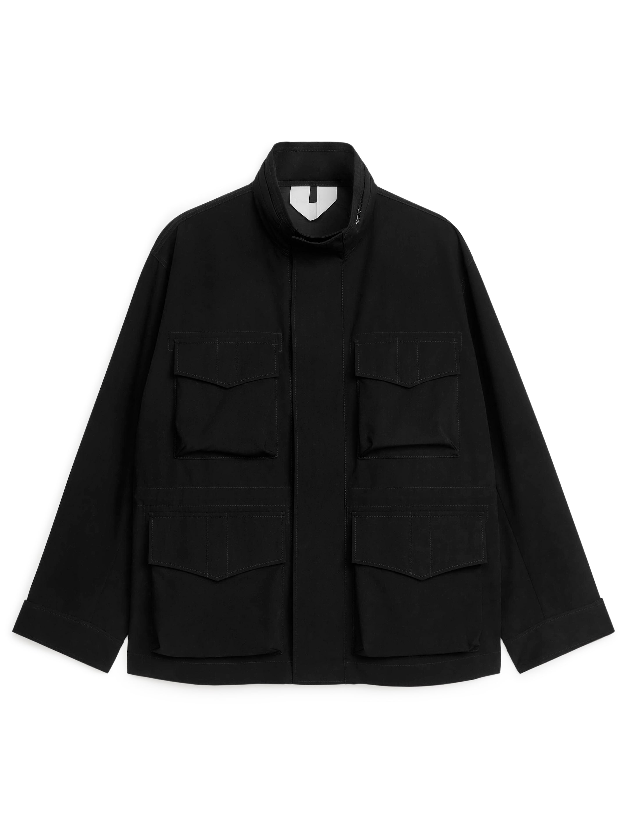 Utility Jacket - Black - Loose fit - Men - StillMedia/DescriptiveStillLife - 5