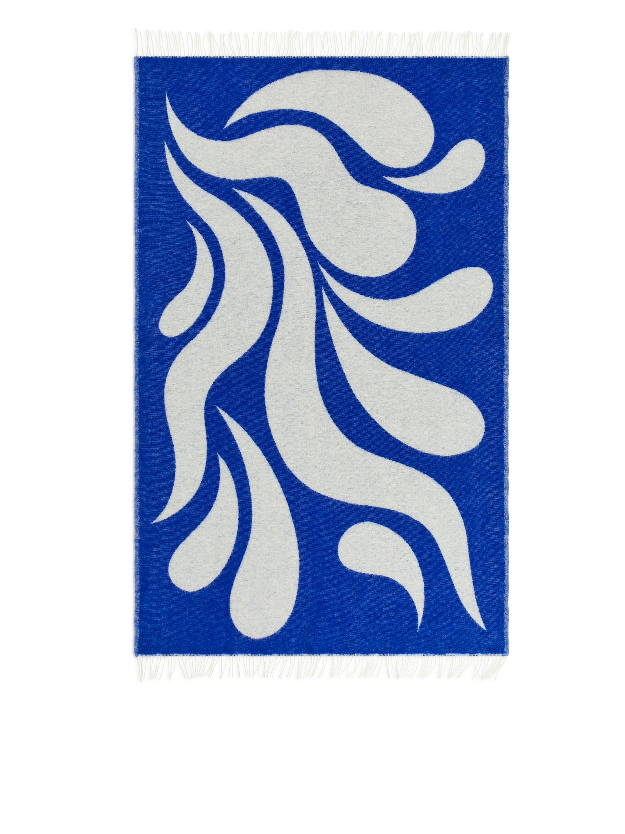 Klippan Wool Blanket - Blue/White - Homeware - StillMedia/DescriptiveStillLife - 1