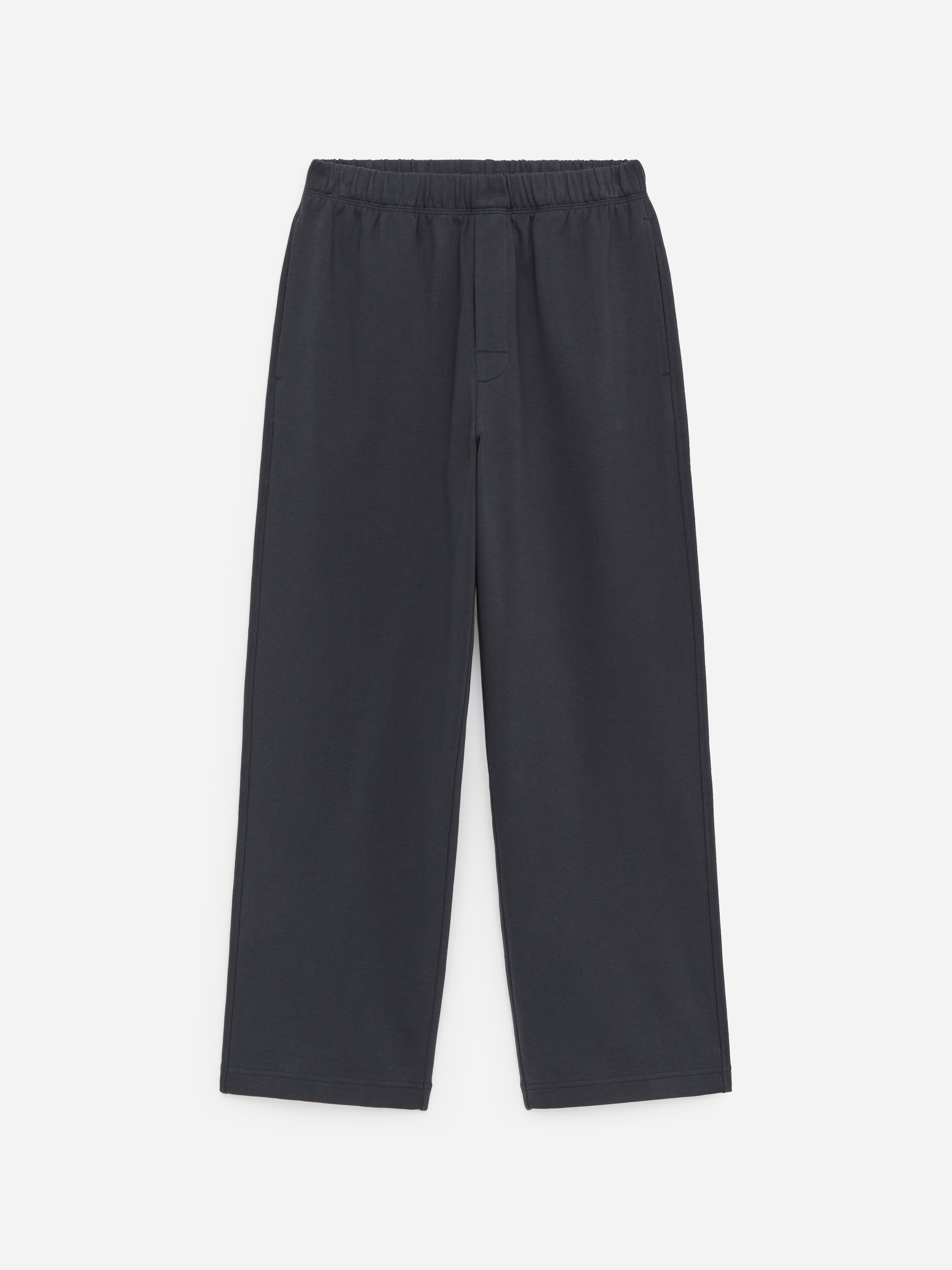 Pantalones de chándal de rizo francés - Negro roto/Rojo oscuro/Negro