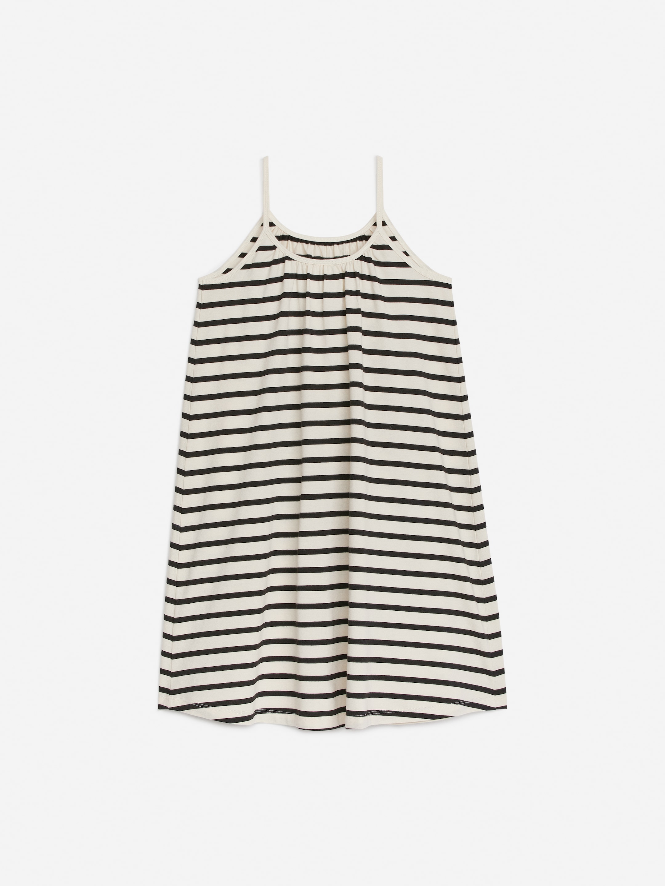 Grösseres Bild ansehen: Trägerkleid aus Baumwolle - Schwarz/Weiß - KINDER | H&M CH 2