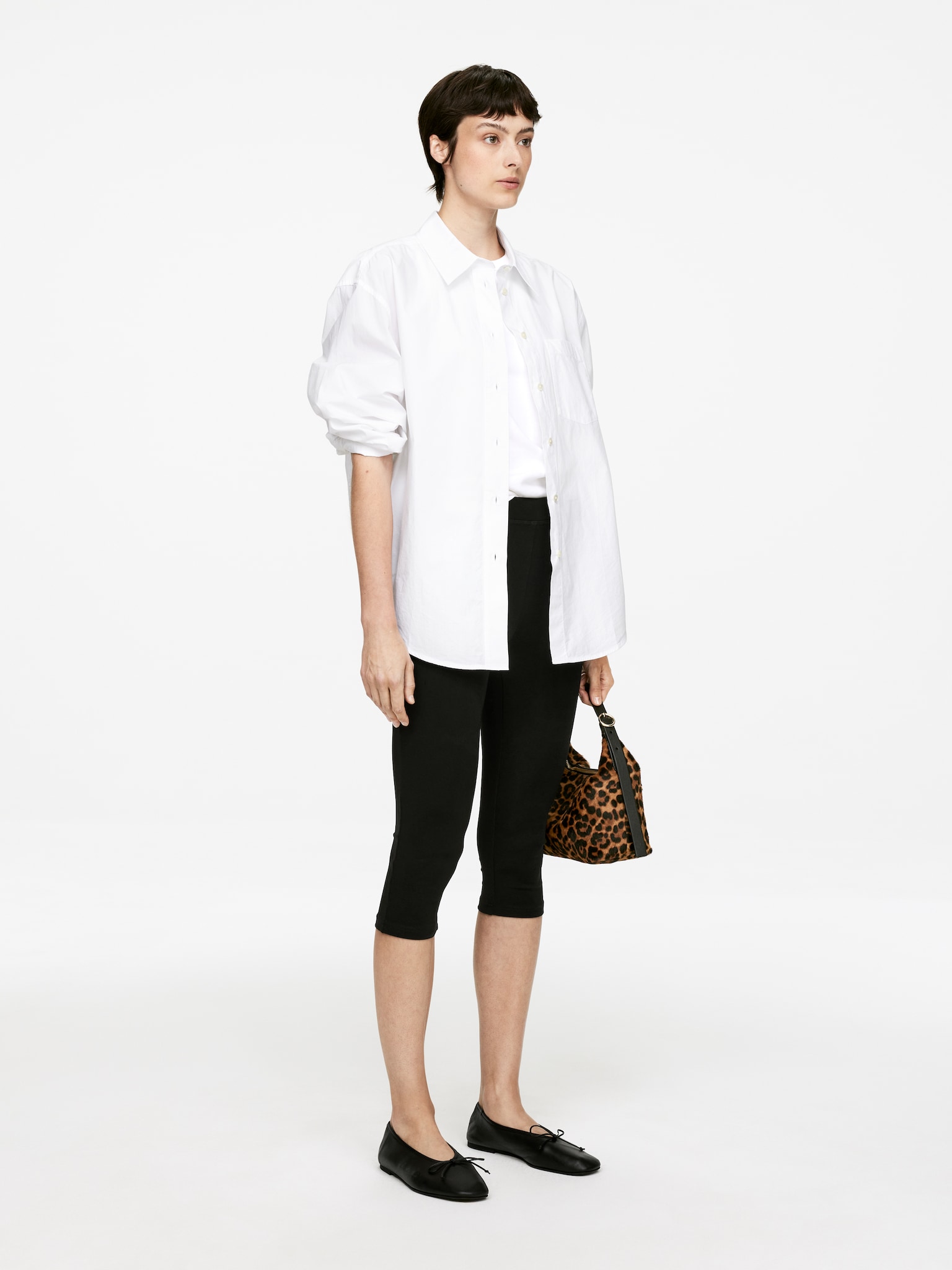 Capri-Leggings - Schwarz - 3
