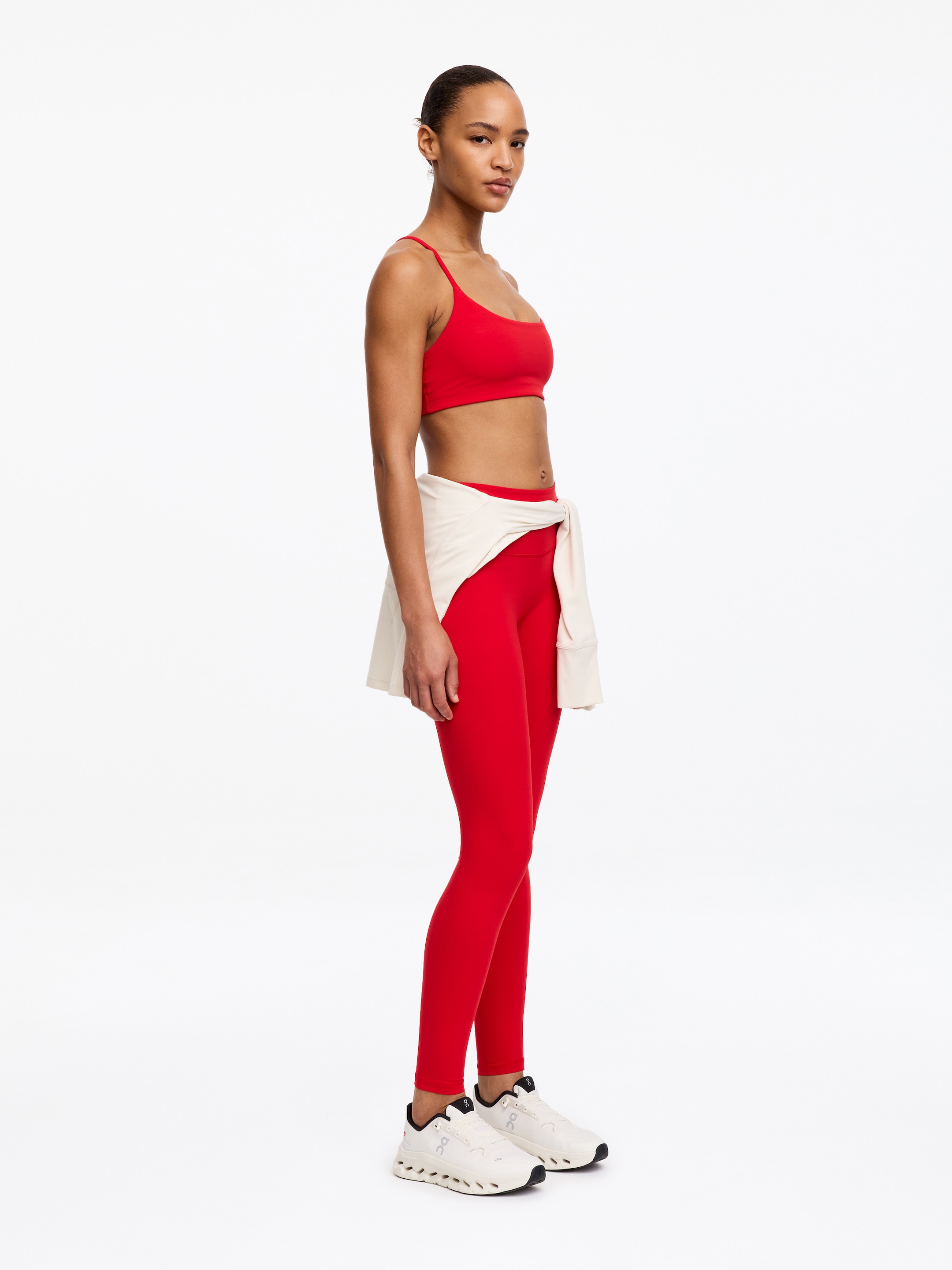 Soft Stretch Sports Bra - Red - Slim fit - Women - StillMedia/Lookbook - 4
