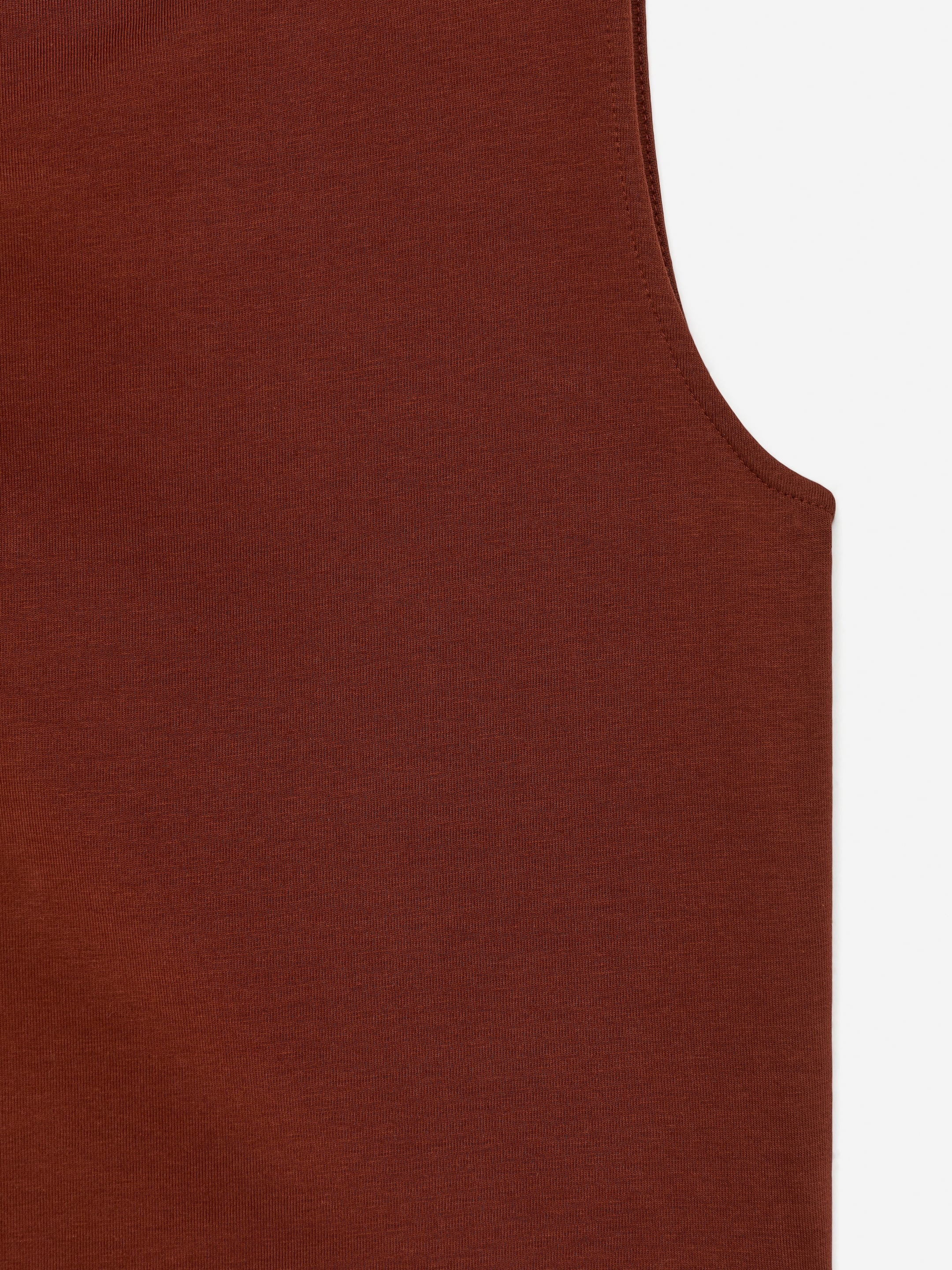 Ver imagen más grande: Top sin mangas de tipo deportivo con cuello barco - Óxido - MUJER | H&M ES 6