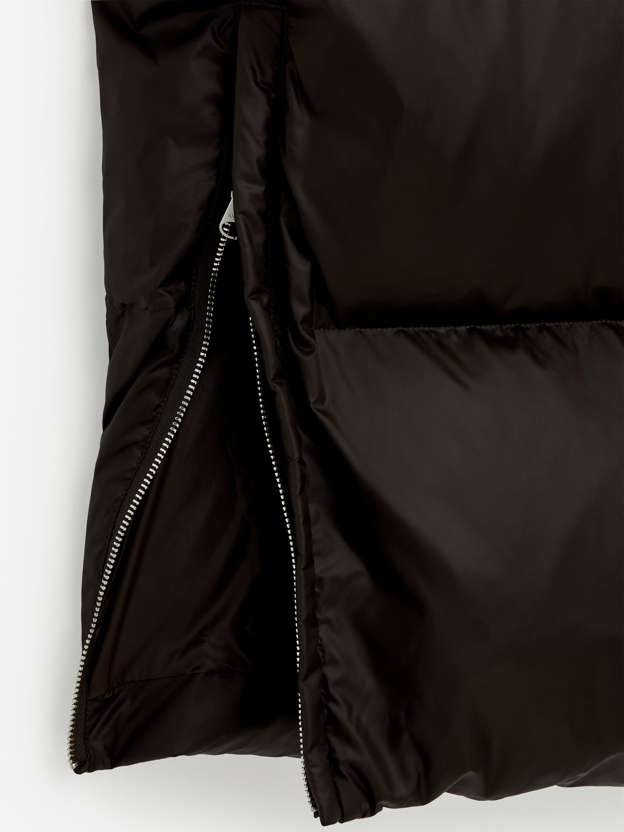 Upcycled Down Long Coat - Brown - Oversized - Women - StillMedia/DescriptiveDetail - 3