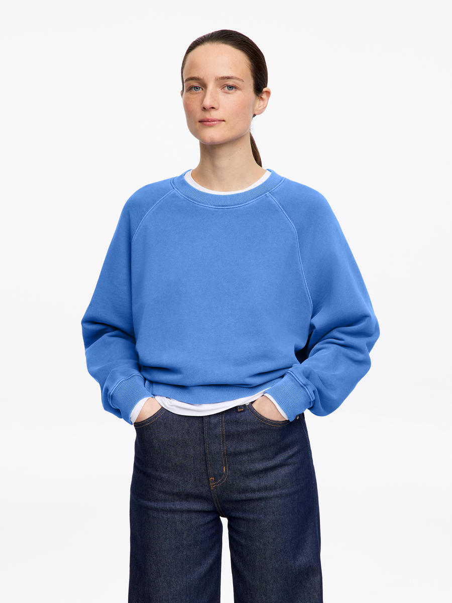ARKET Women's  Terry Sweatshirt Blue,  size M