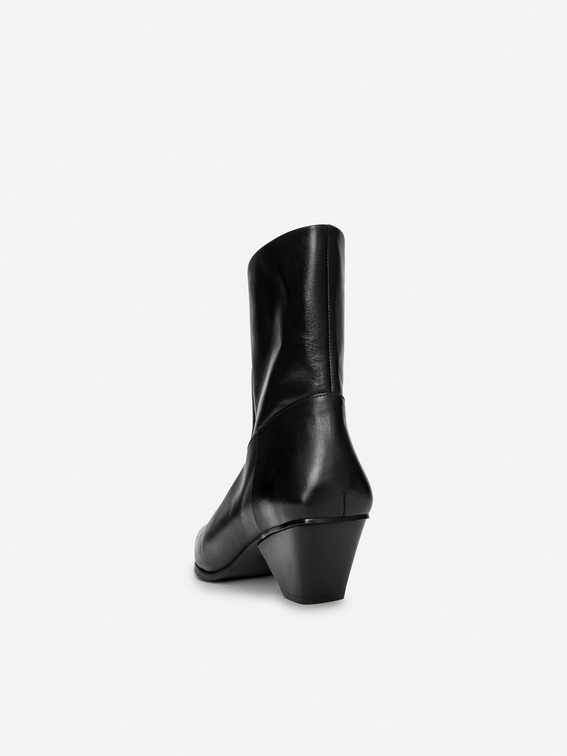 View larger image: Cowboy Leather Boots - Black - Ladies | H&M GB 4