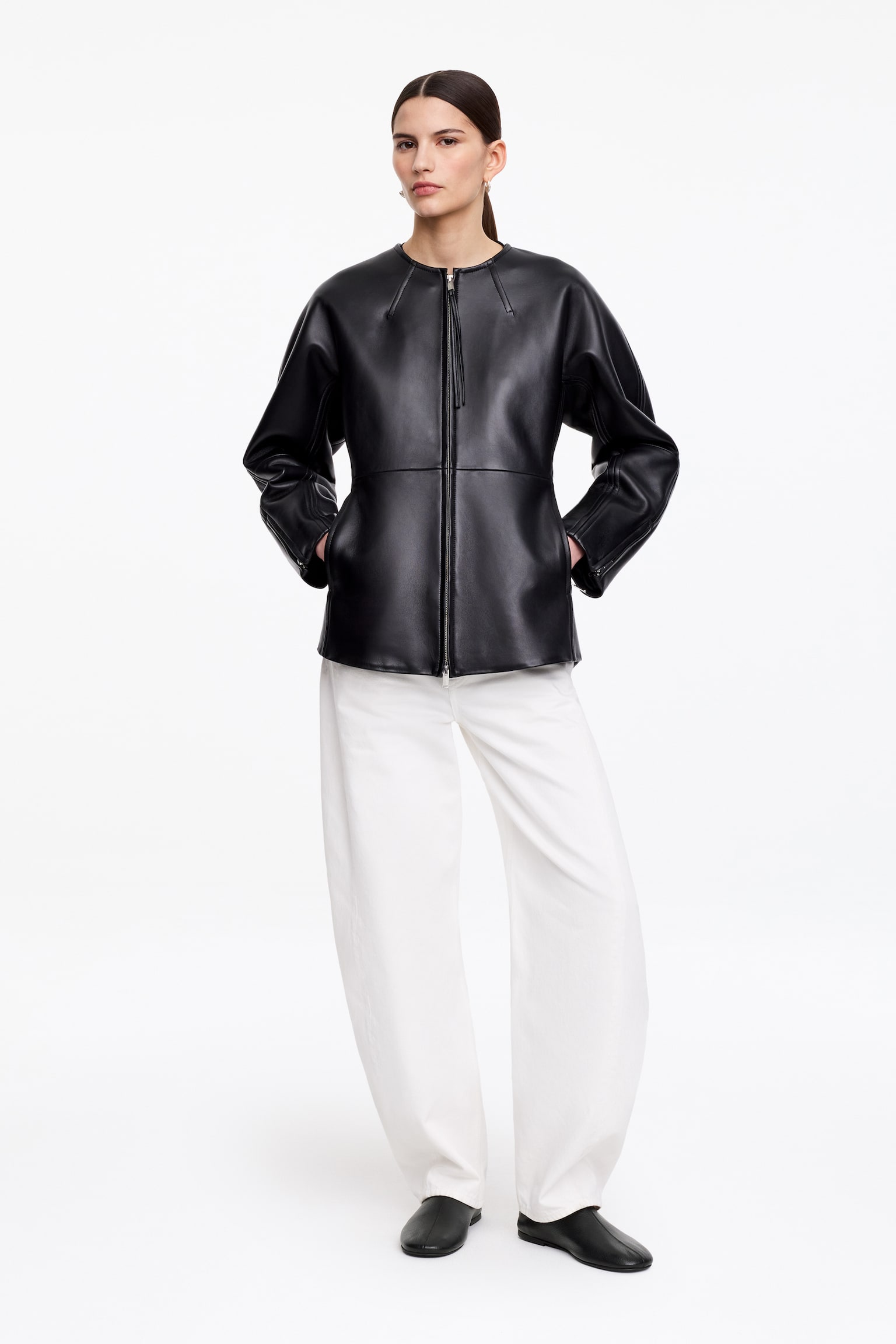 Zapatos suaves de piel - Negro/Gris/Marrón - 1