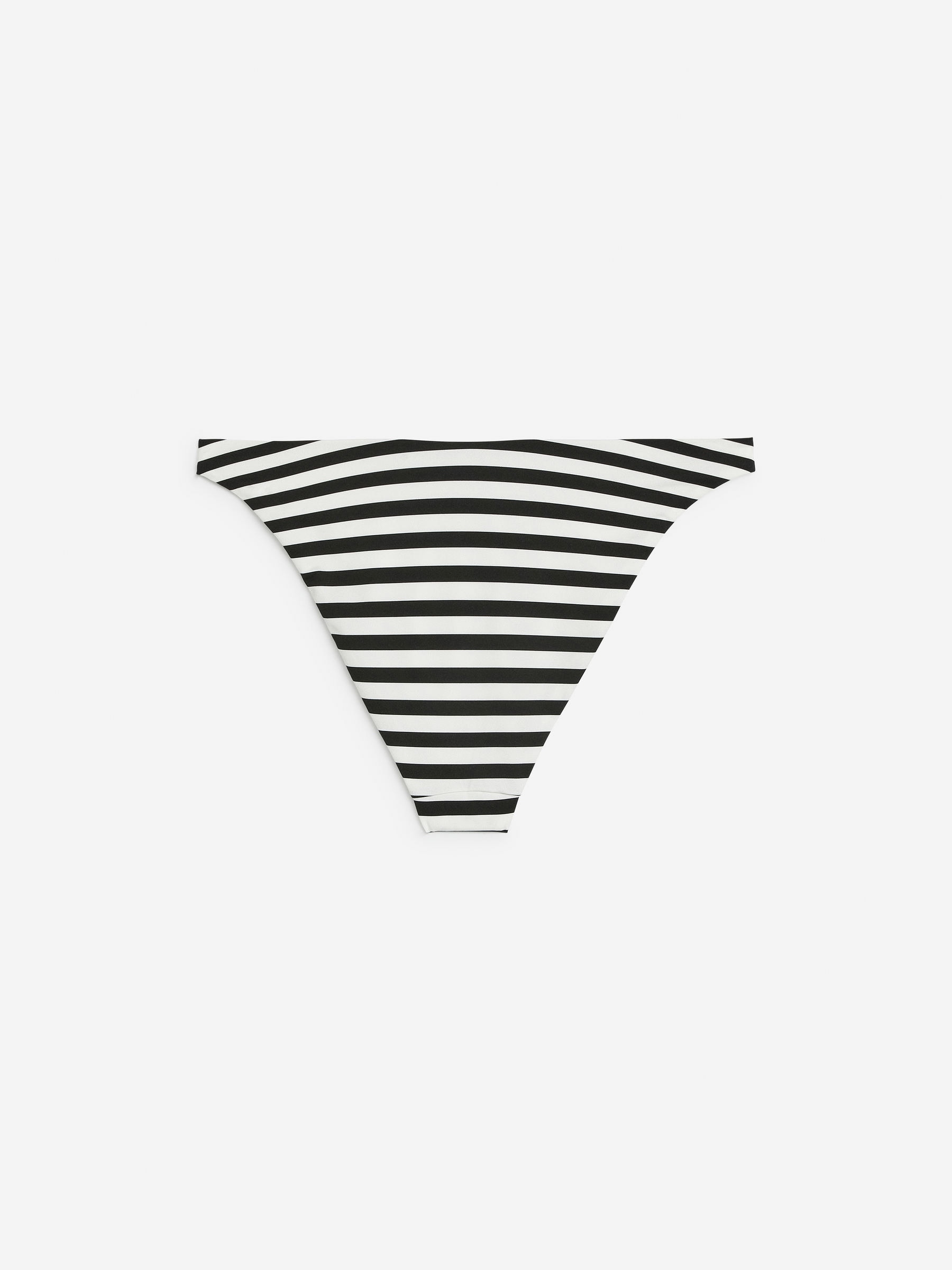 Mid-Waist Bikini Bottom - Black/White - Women - StillMedia/DescriptiveStillLife - 2