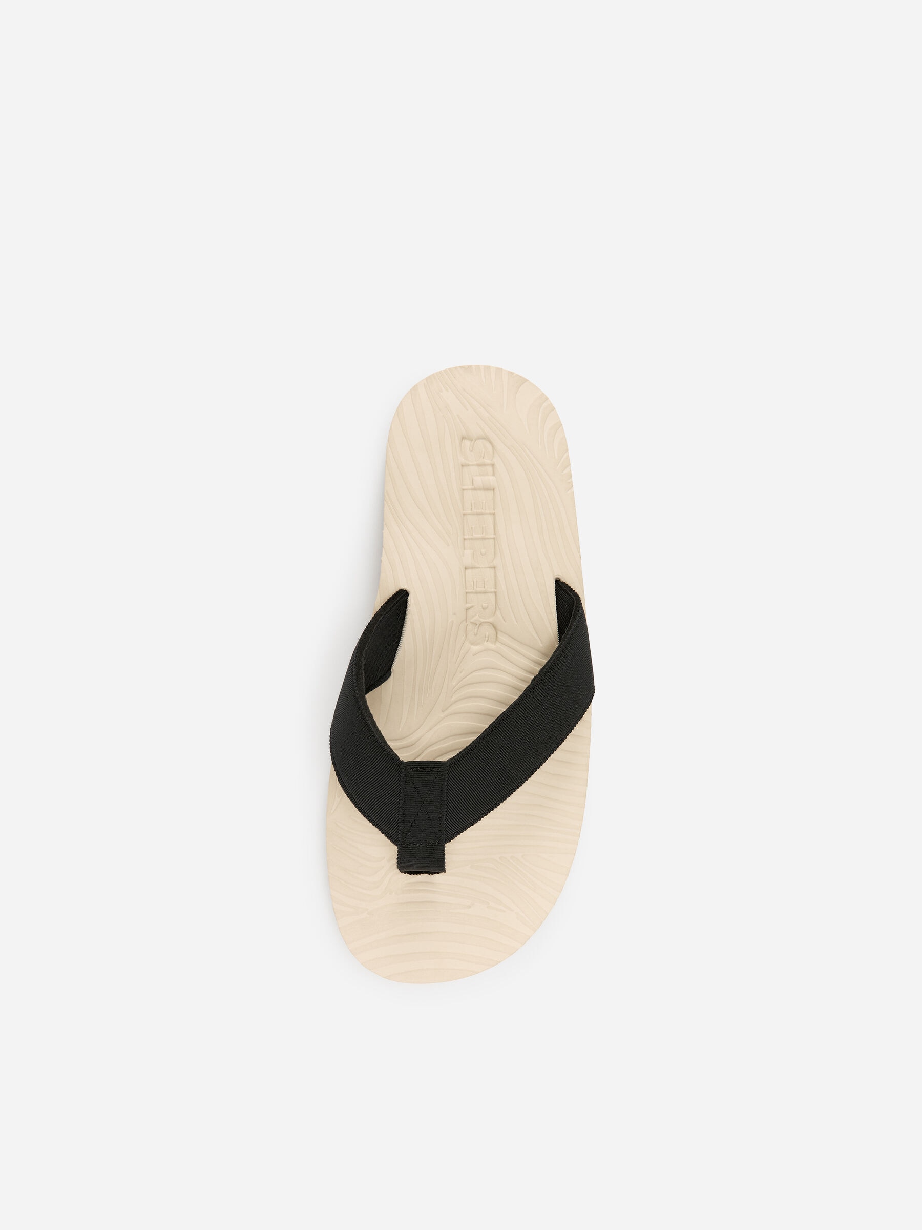 Sleepers Wide-Strap Flip Flops - Black/Dusty white - Women - StillMedia/DescriptiveStillLife - 4