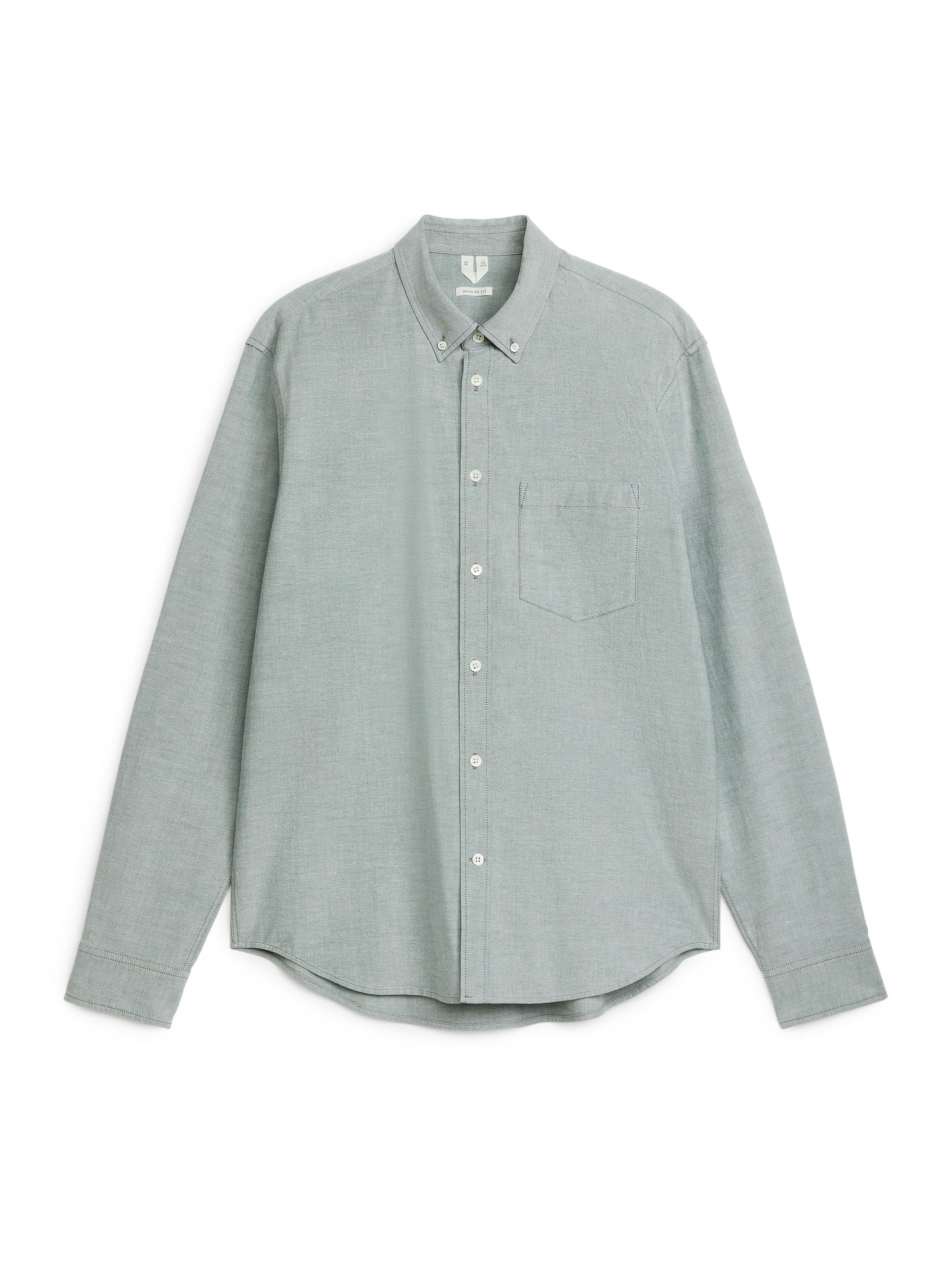 Regular oxfordskjorta - Dimgrön - Regular fit - Men - StillMedia/DescriptiveStillLife - 7