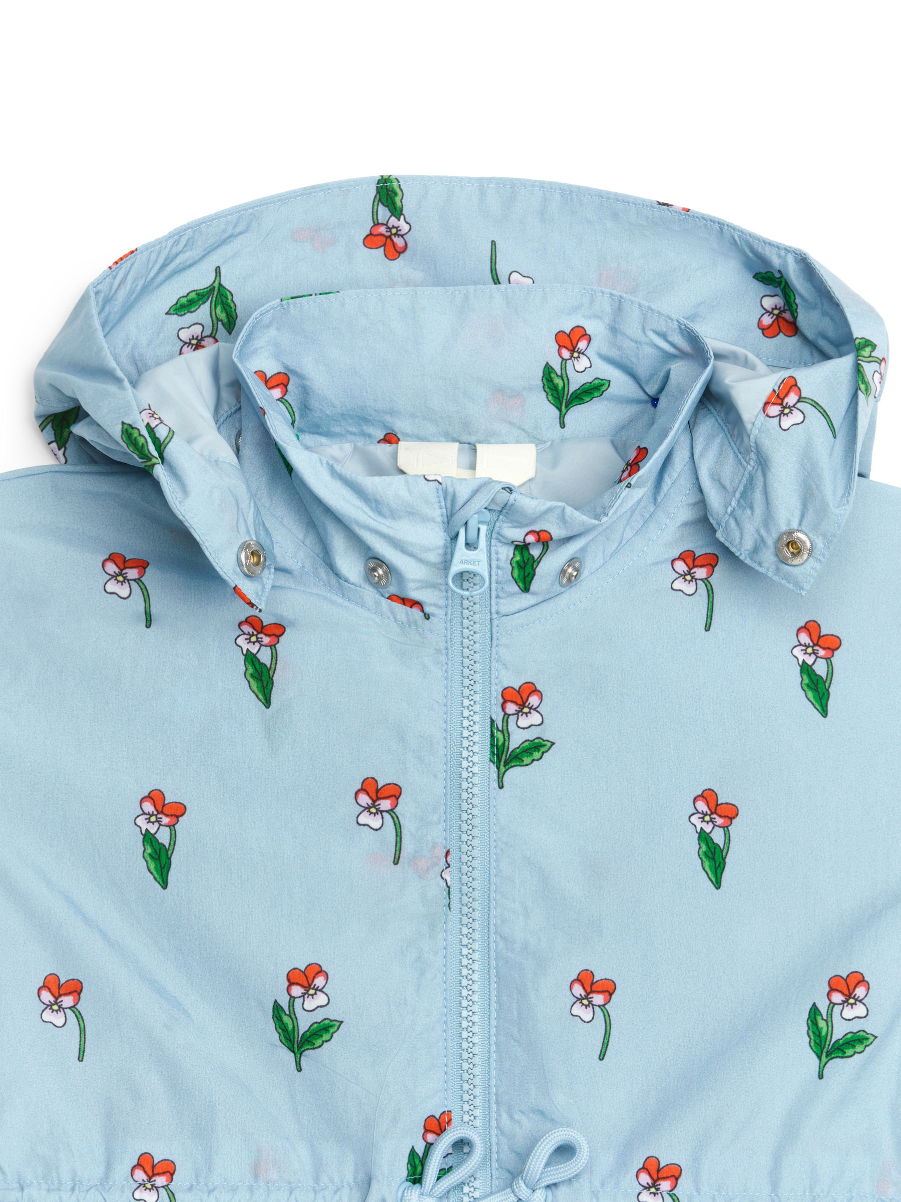 Shell-Jacke - Taubenblau/Blumenmuster - Regular Fit - Kinder - StillMedia/DescriptiveDetail - 3