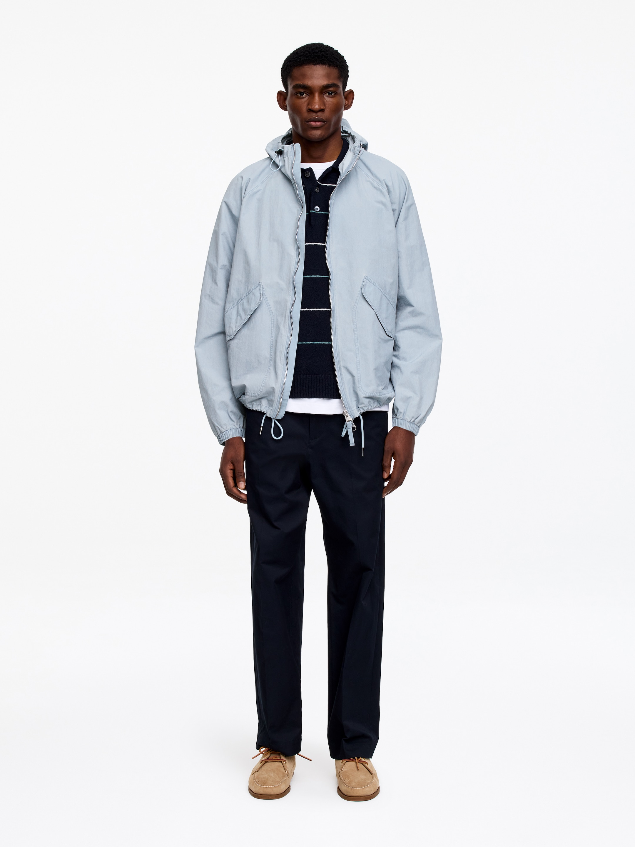 Coupe-vent ARKET ACTIVE - Bleu ciel - Relaxed fit - Homme - StillMedia/Lookbook - 5