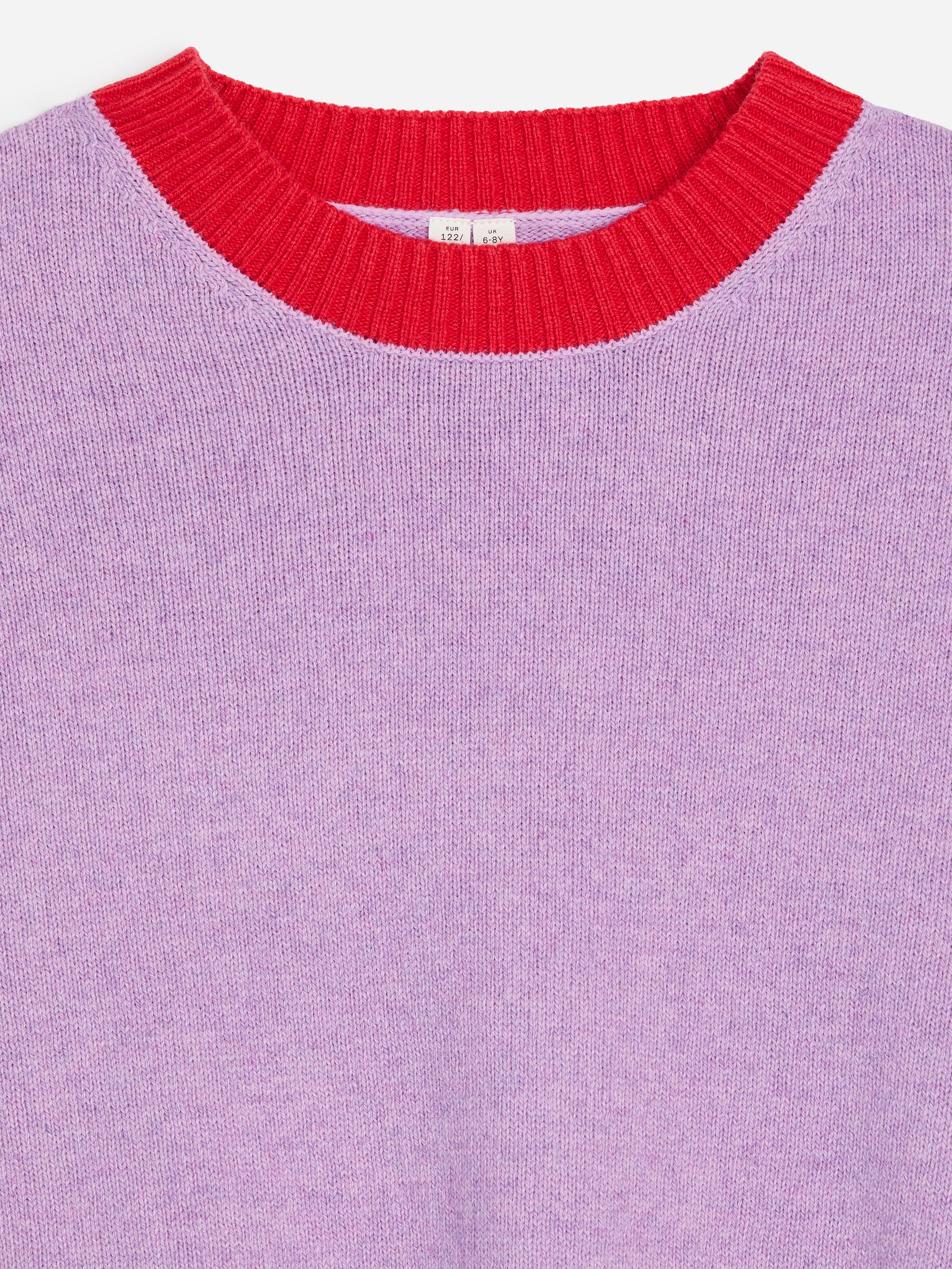 Jersey de lana y algodón - Lila/Rojo - Corte estándar - children - StillMedia/DescriptiveDetail - 1