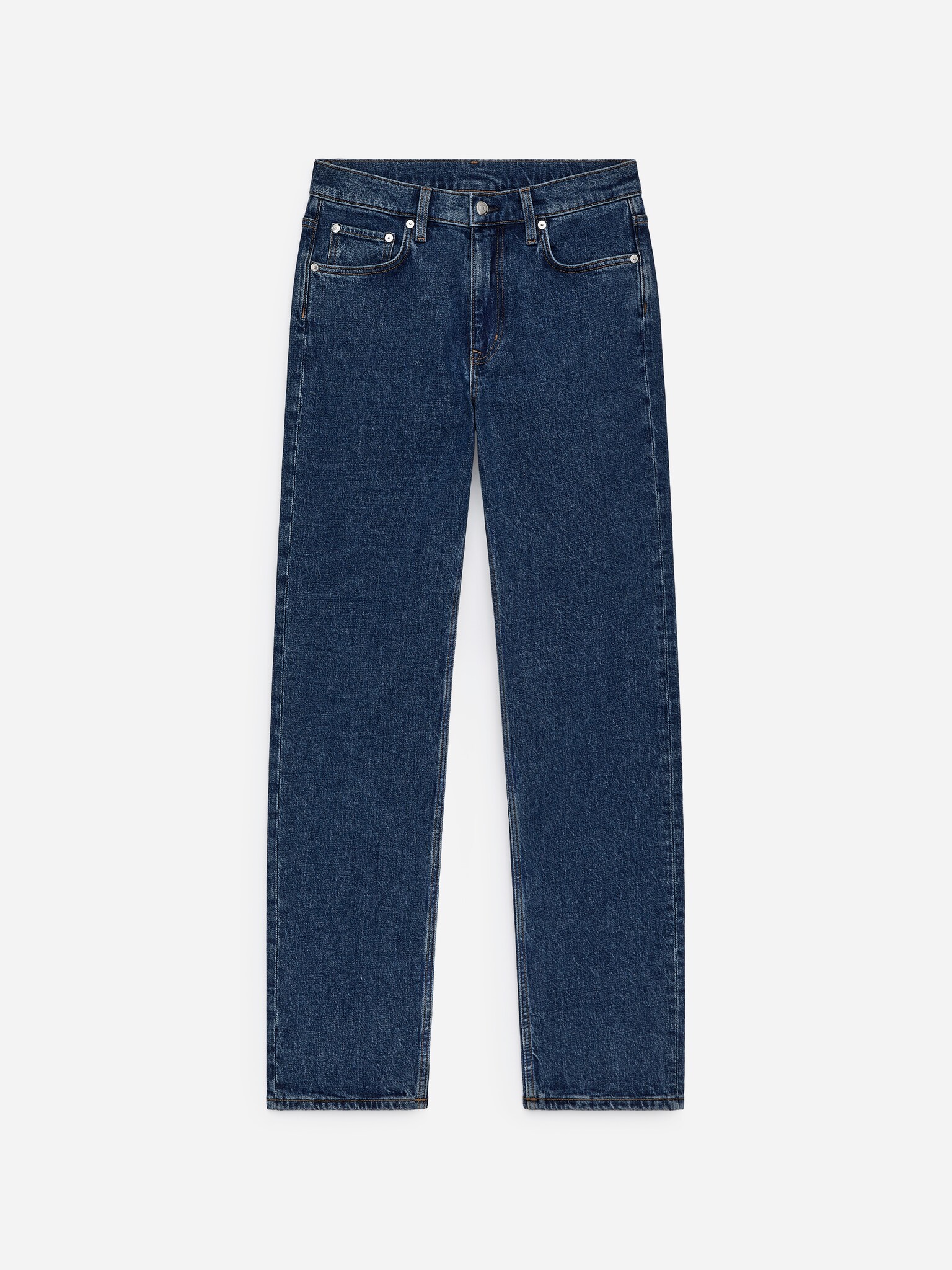 Jade Long Slim Jeans - Bleu/Noir - 2