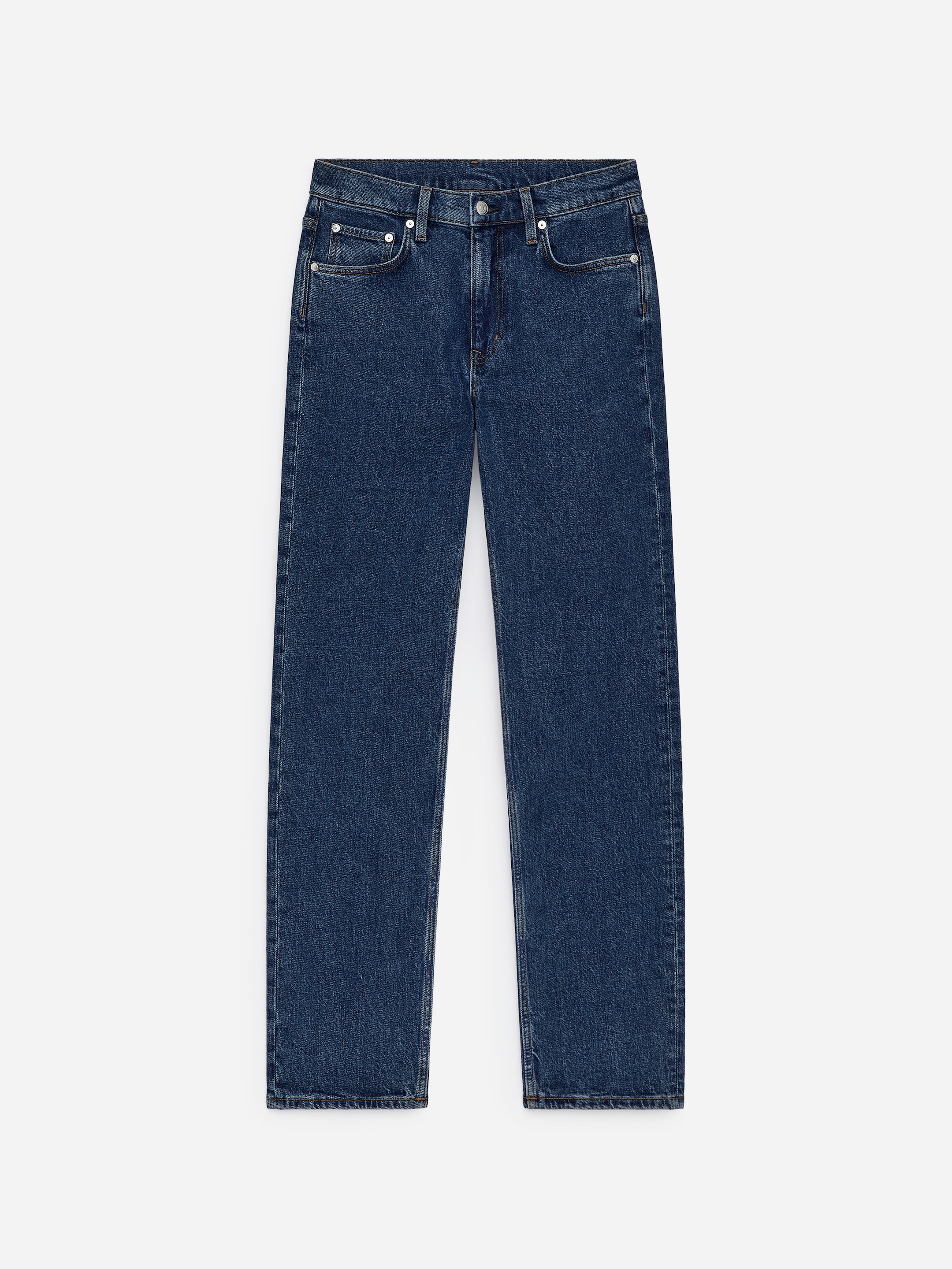 Jade Long Slim Jeans-#3E64A7-17564
