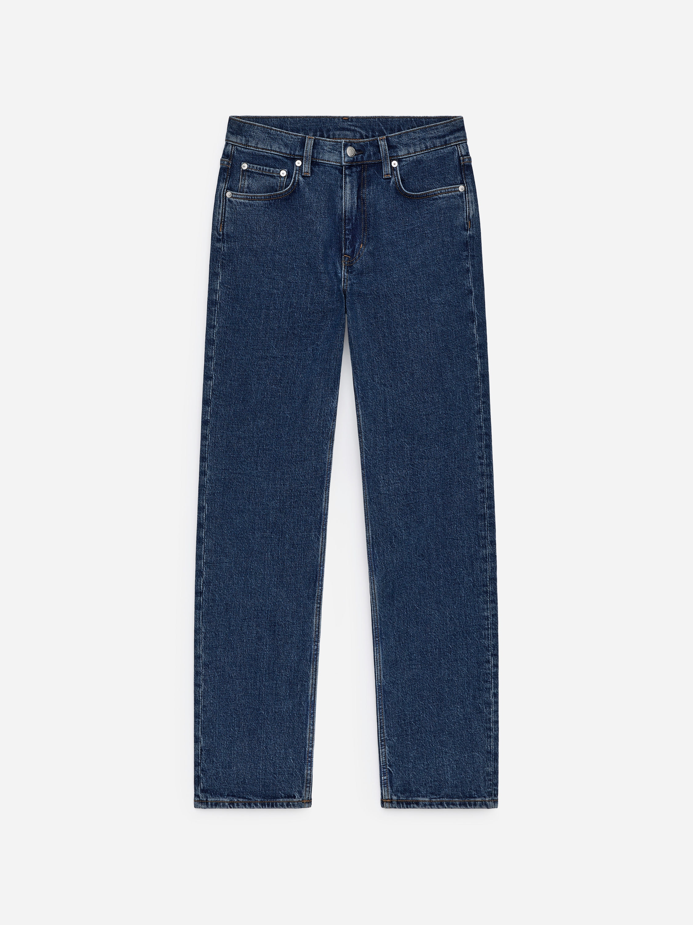 Jade Long Slim Jeans-Blå-17564