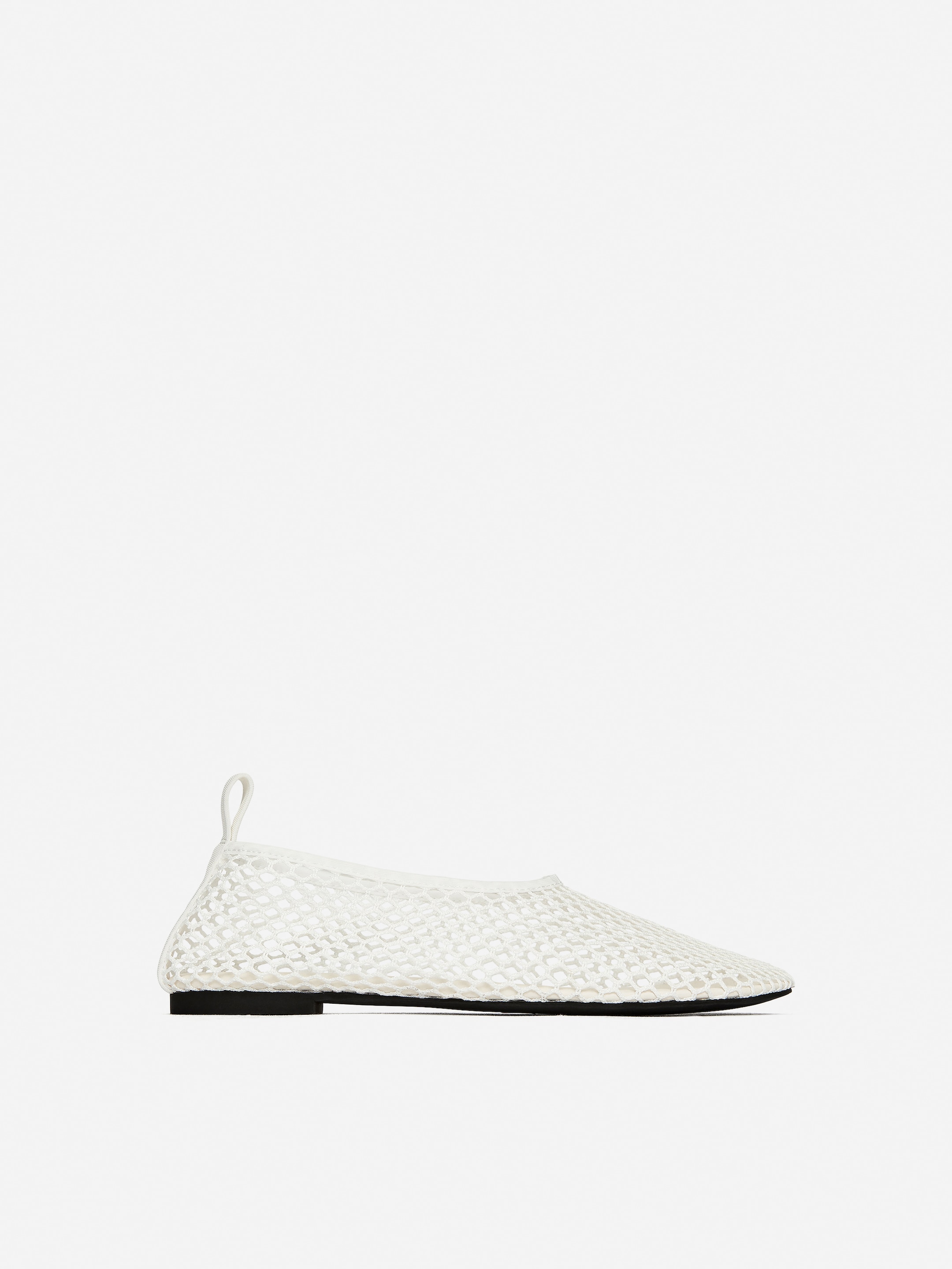 View larger image: Fishnet Ballet Flat - White - Ladies | H&M GB 3