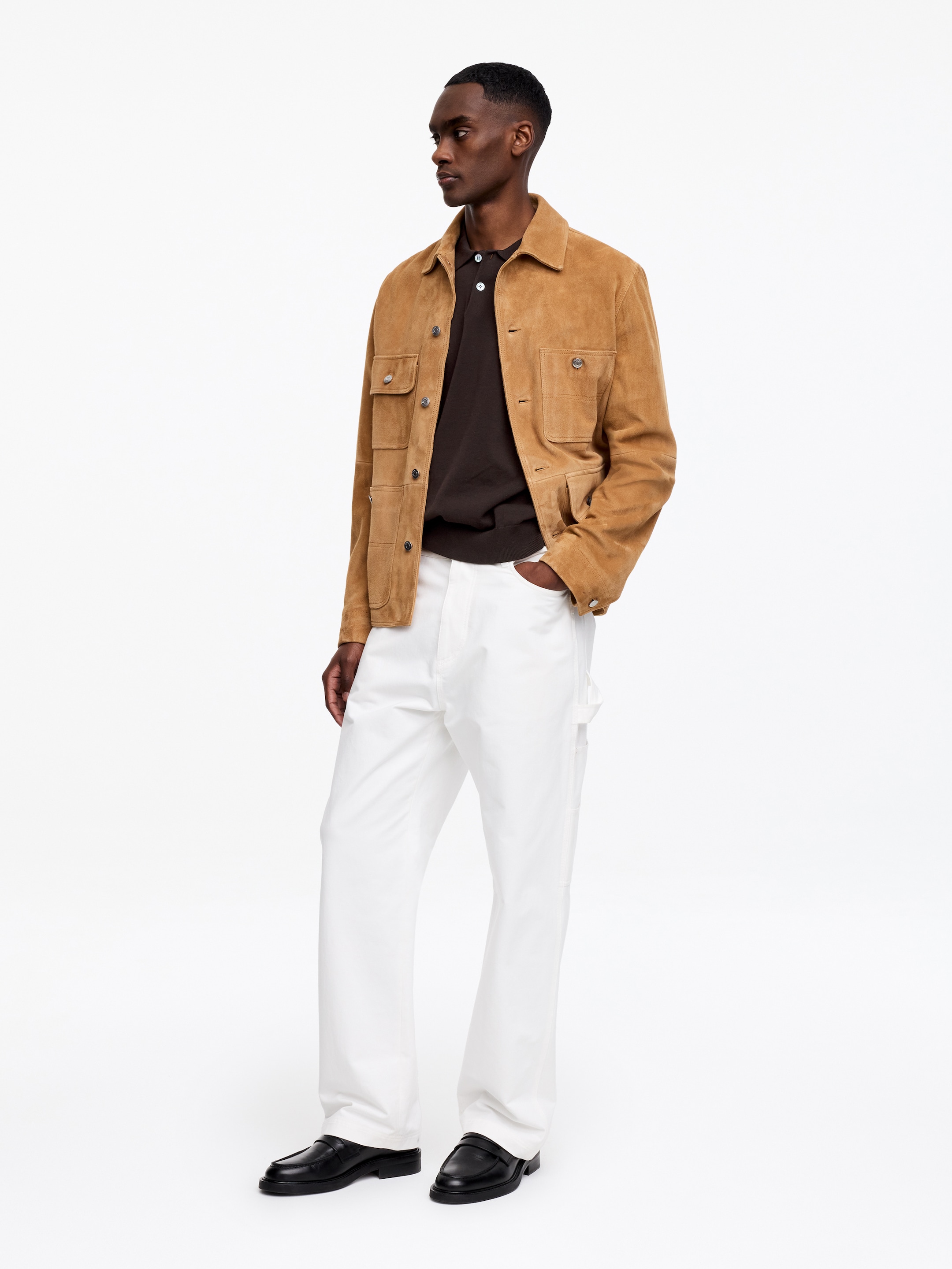 Polo en coton - Marron foncé - Regular fit - Homme - StillMedia/Lookbook - 4