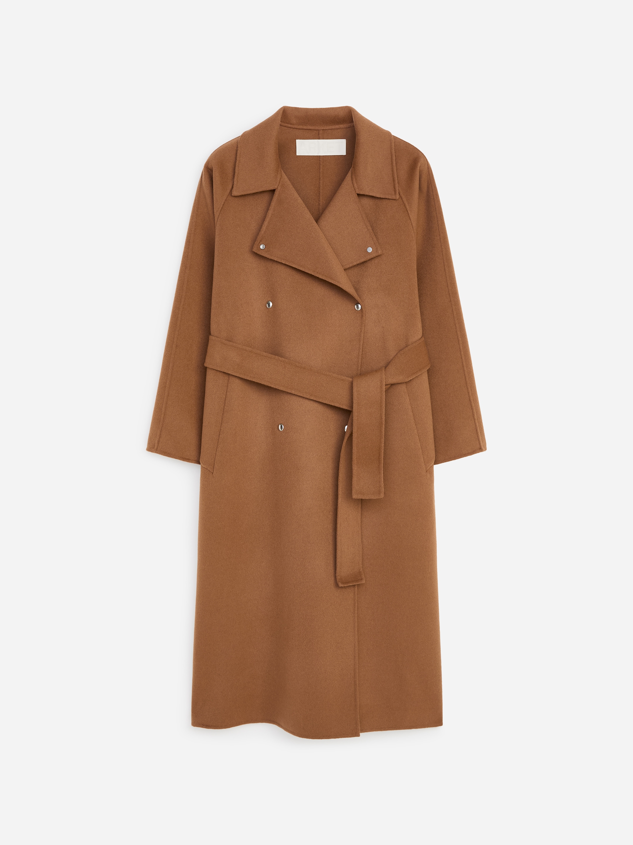 Doubleface-Mantel aus Wollmischung - Kamel - Relaxed Fit - women - StillMedia/DescriptiveStillLife - 1