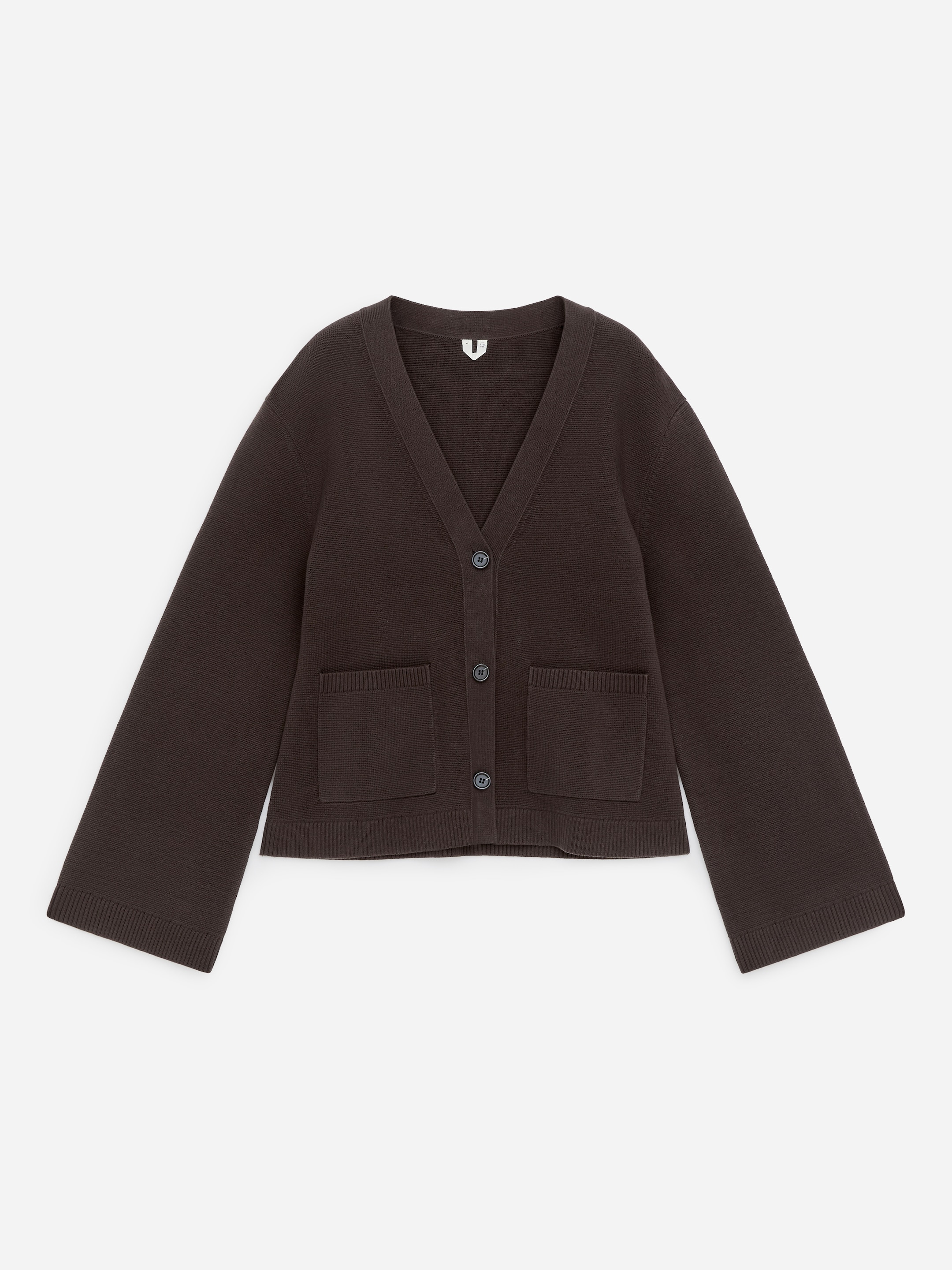 Cotton Cardigan-Brown-18068