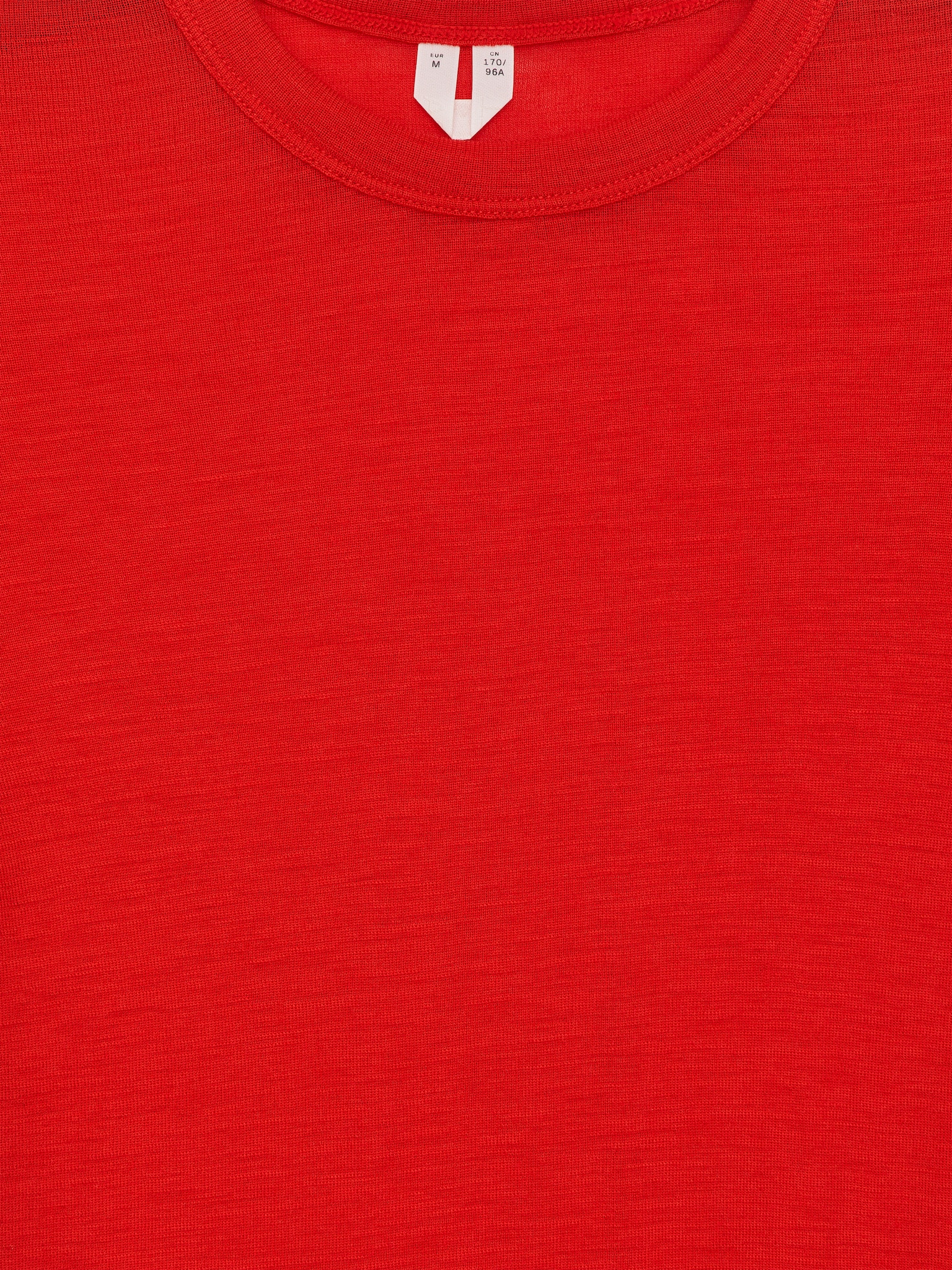 Long-Sleeved Merino Top - Red/Black/Dark Grey Melange/Dark Brown/Dark Mustard - 5