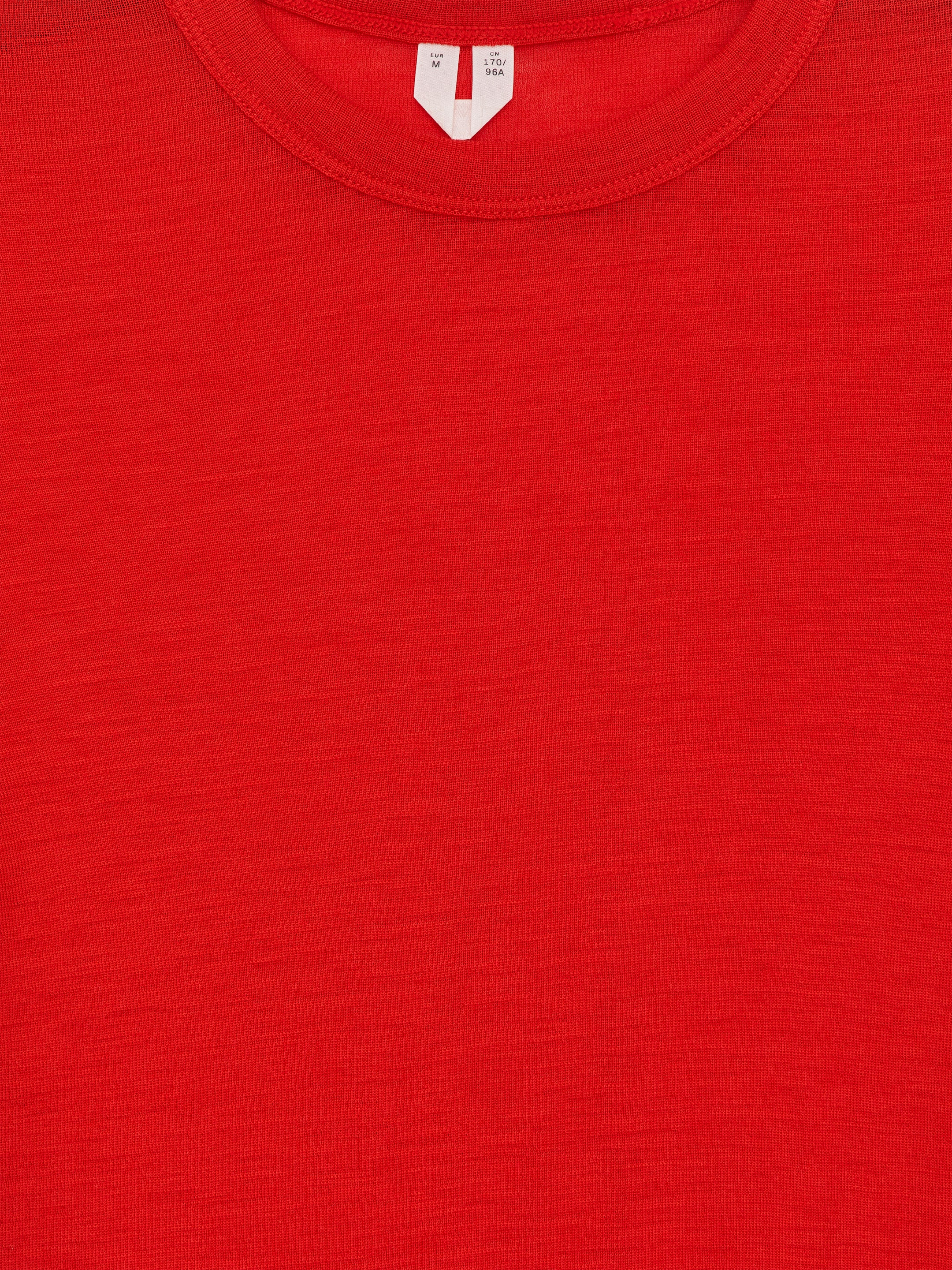 Long-Sleeved Merino Top - Red - Slim fit - Women - StillMedia/DescriptiveDetail - 2