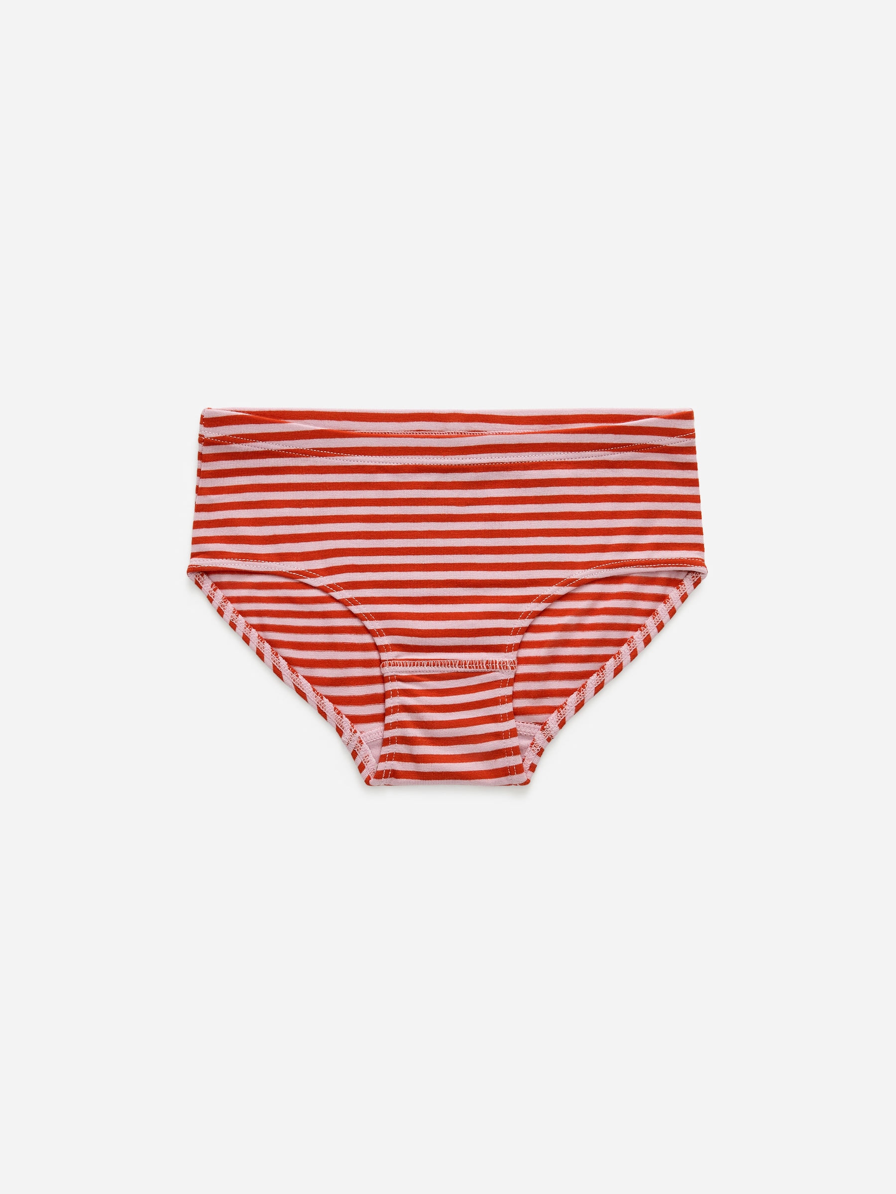 Cotton Jersey Briefs Set of 3 - Off White/Red - Regular fit - Children - StillMedia/DescriptiveStillLife - 1
