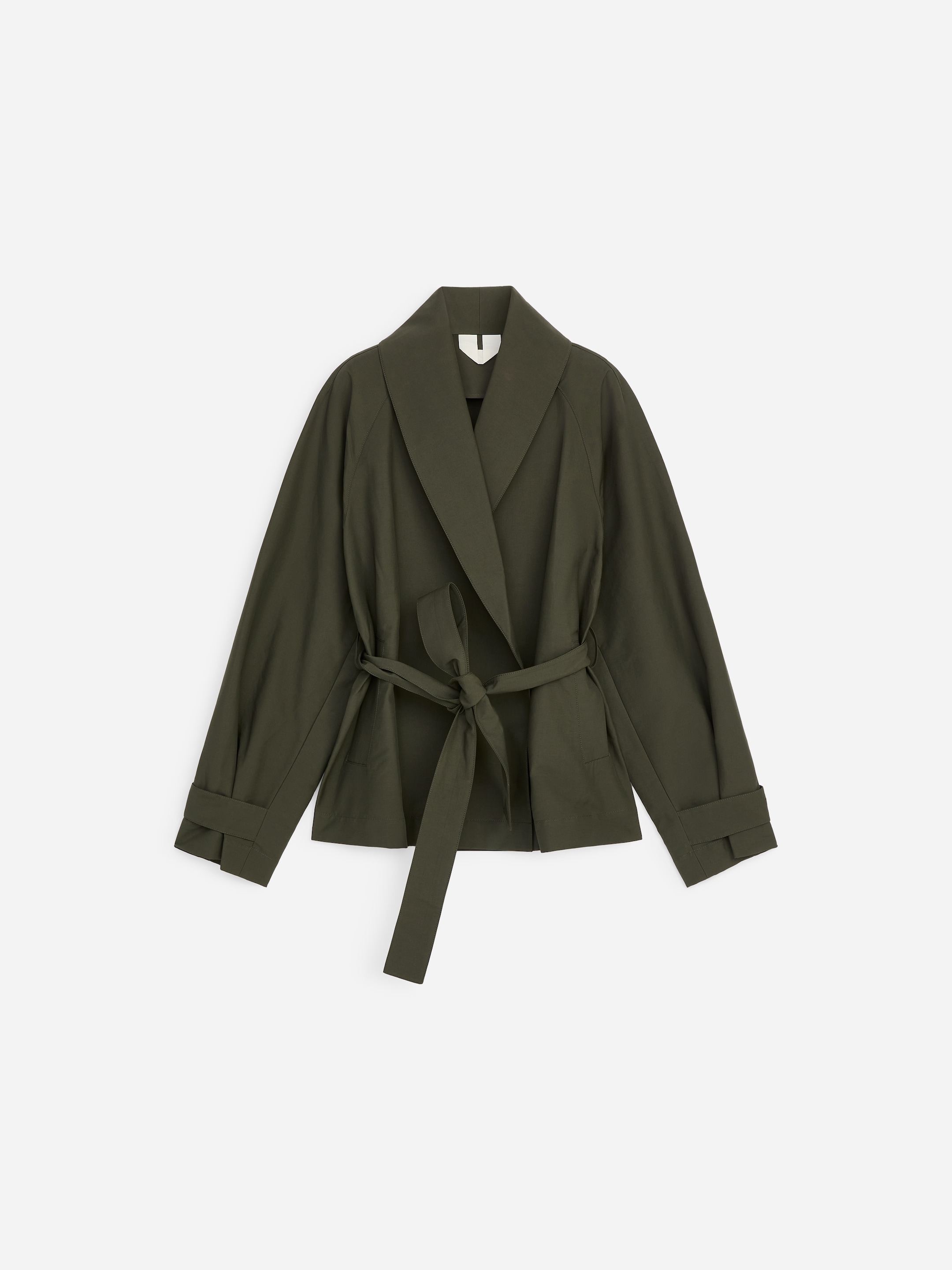 Jacke mit Schalkragen - Khaki - Regular Fit - women - StillMedia/DescriptiveStillLife - 1