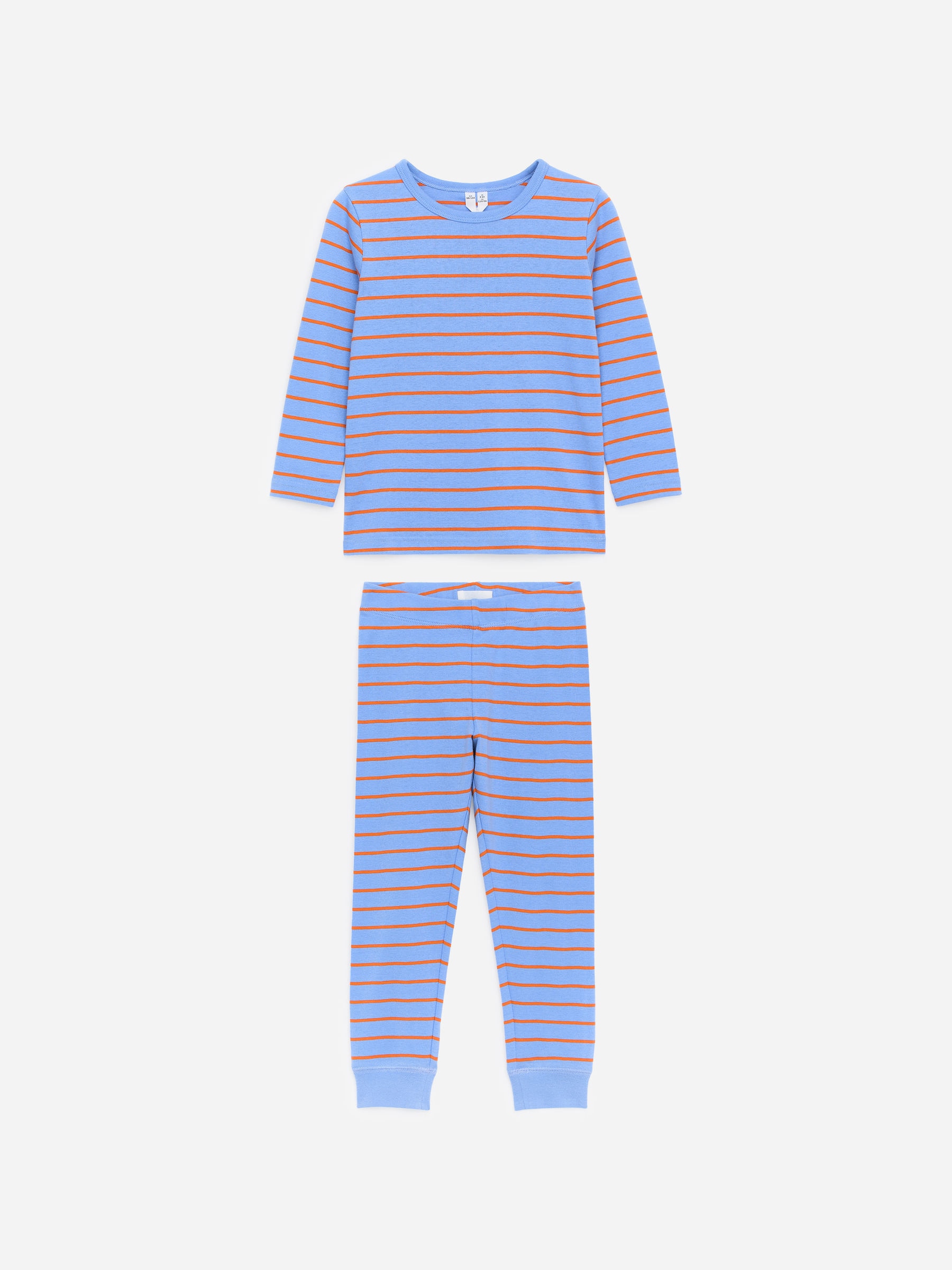 Pyjamasset i trikå-Blå-18347
