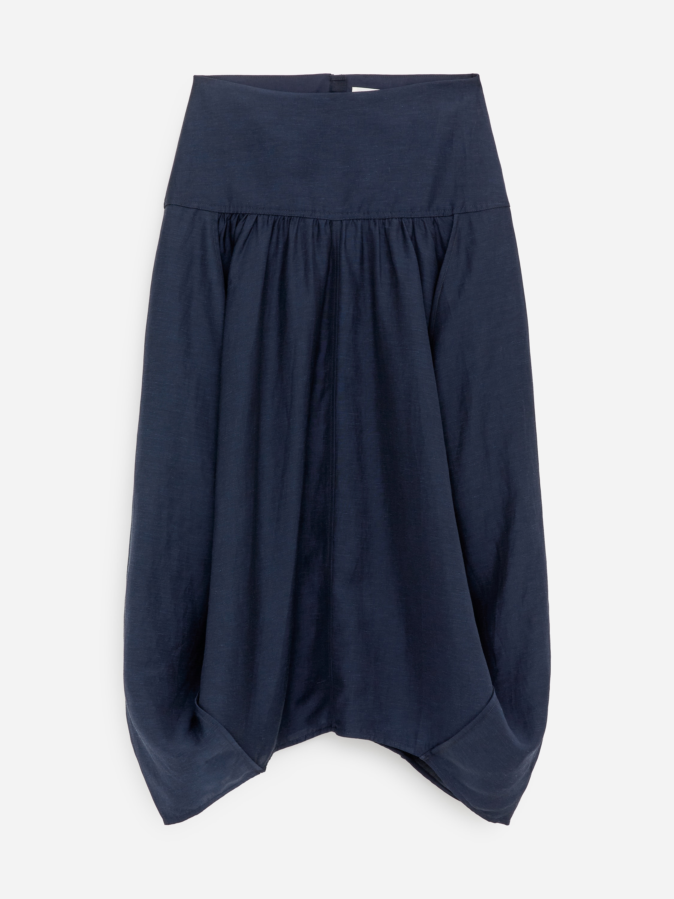 Gonna midi a palloncino - Blu scuro