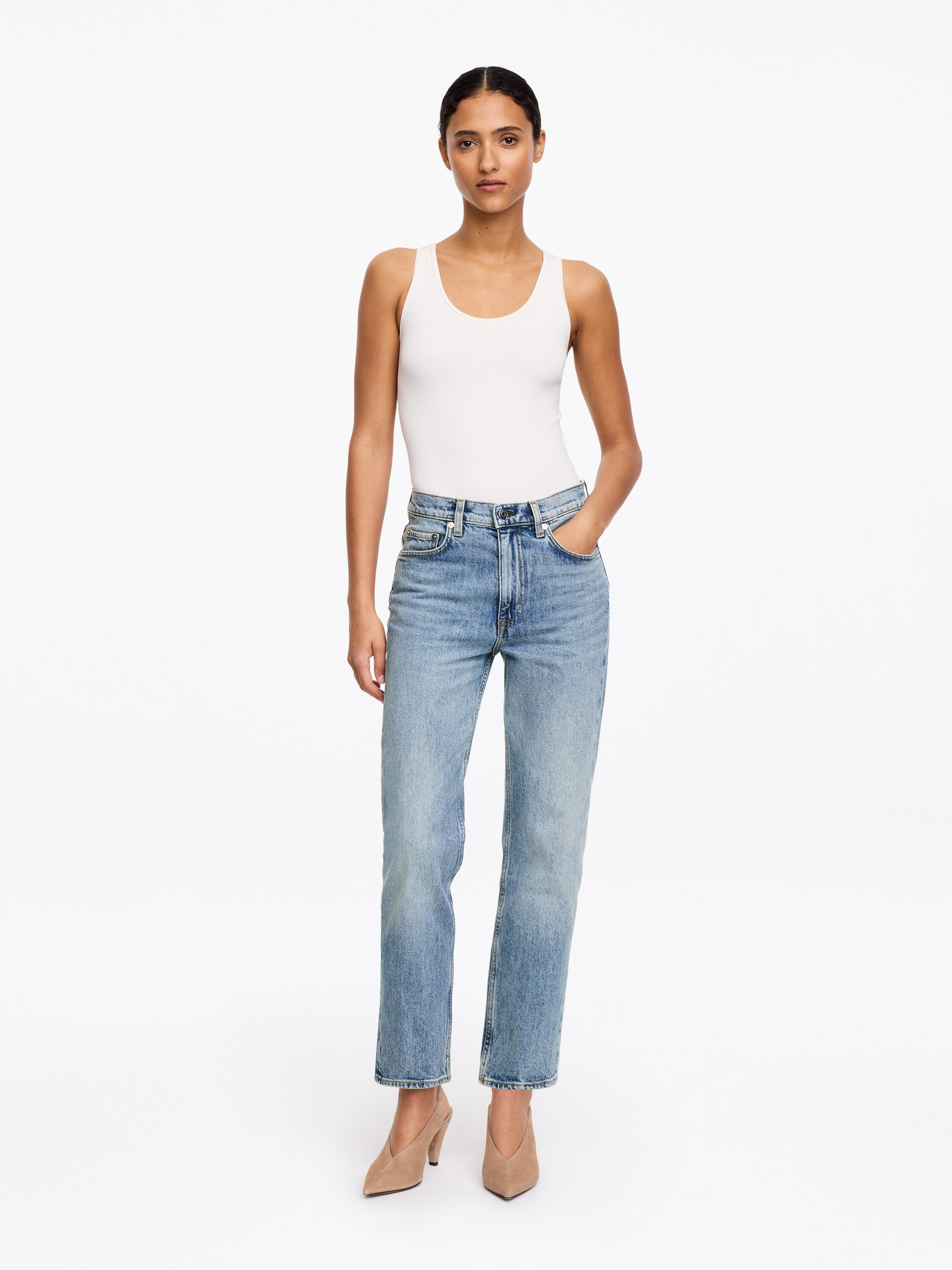 JADE CROPPED Slim Jeans