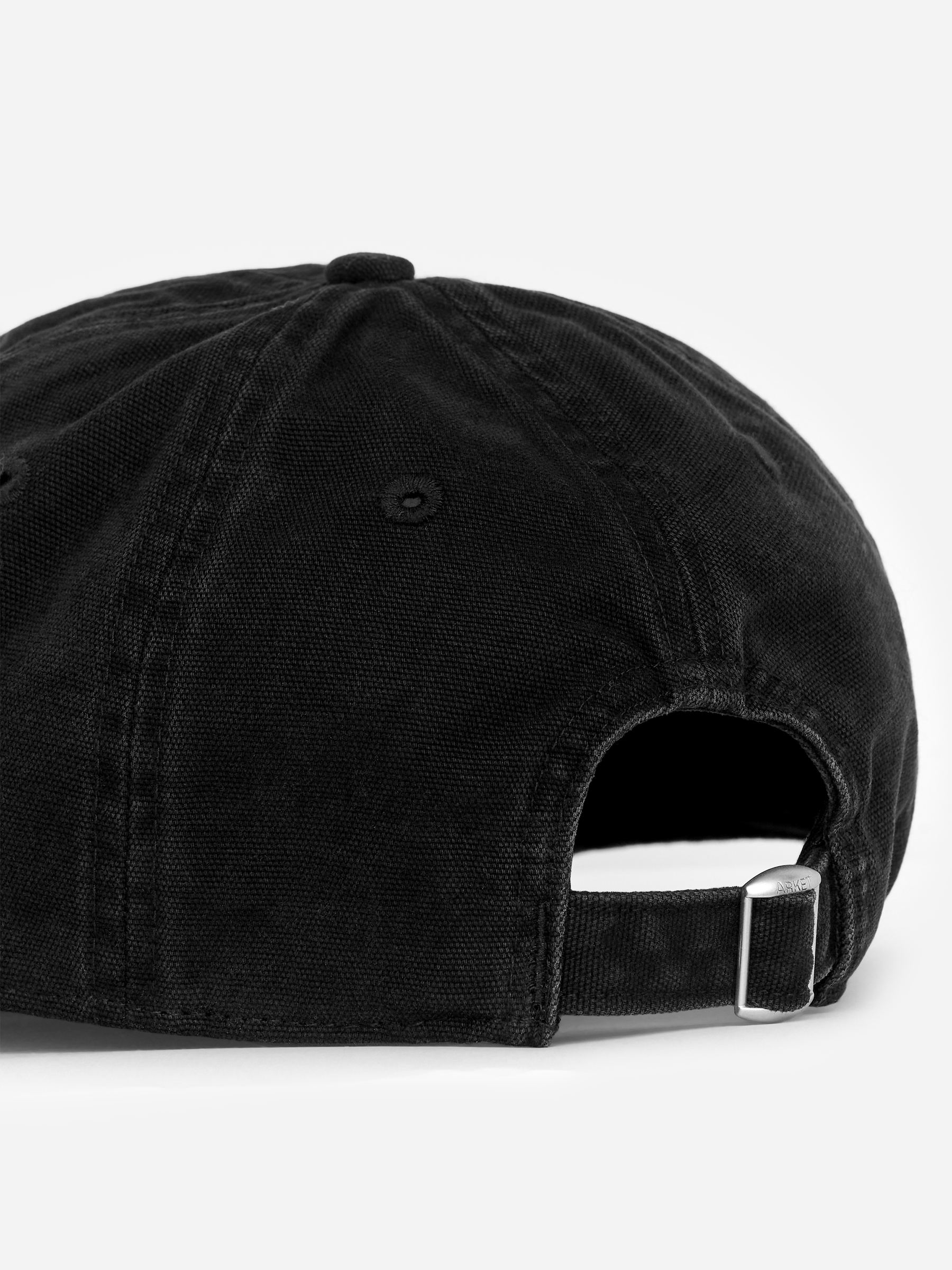 Canvas-Cap aus gewaschener Baumwolle - Schwarz - Herren - StillMedia/DescriptiveDetail - 1