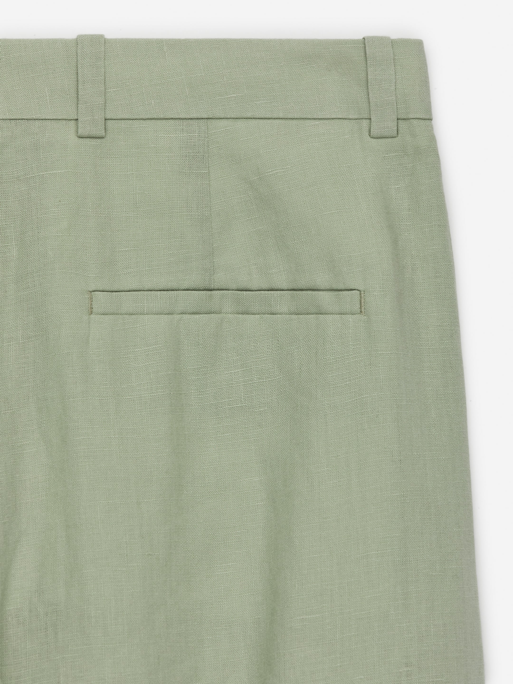 Agrandir l'image: Pantalon en lin - Vert - FEMME | H&M FR 2