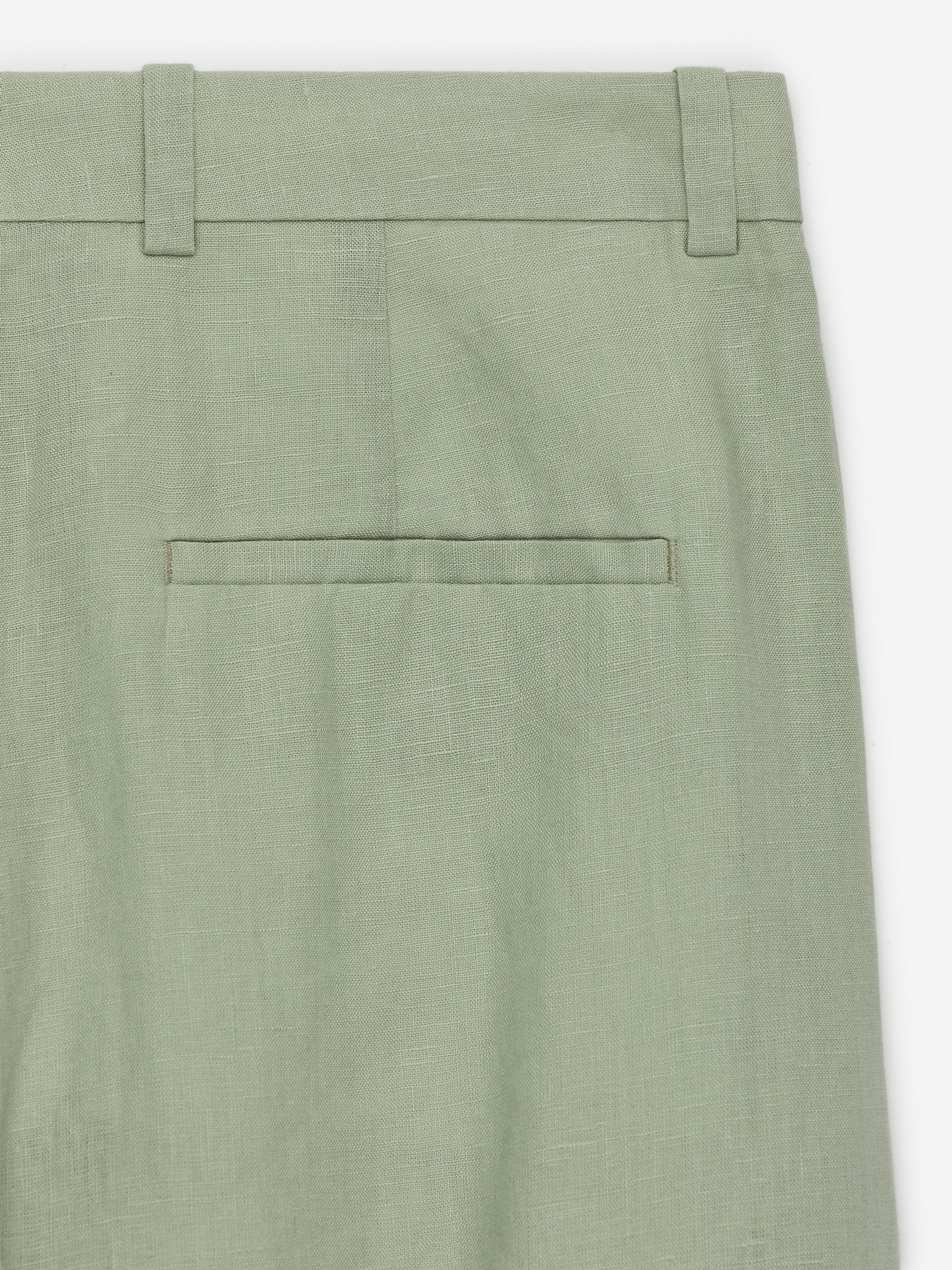 Linen Trousers - Green - Loose fit - Women - StillMedia/DescriptiveDetail - 1