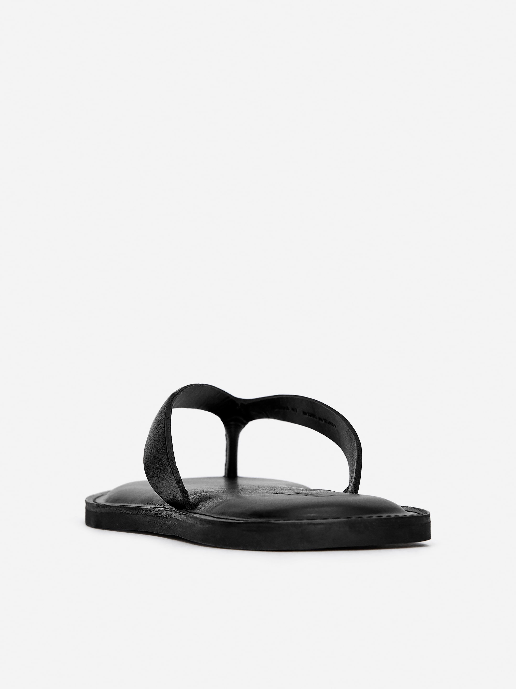 Zehentrenner aus Leder - Schwarz - Damen - StillMedia/DescriptiveStillLife - 2