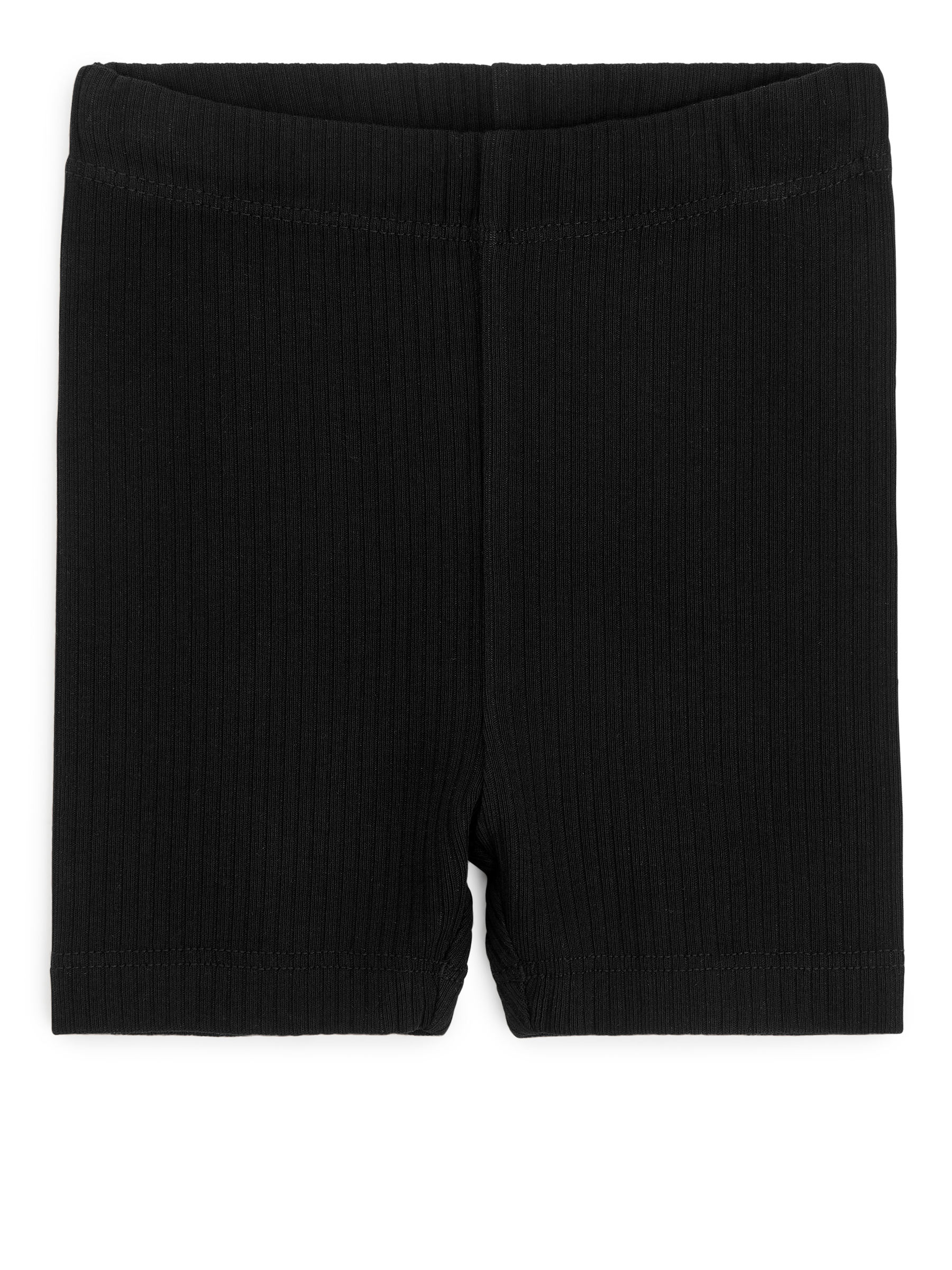 Ribbed Jersey Bicycle Shorts, Set of 2 - Beige/Dark Blue - Regular fit - Children - StillMedia/DescriptiveStillLife - 6