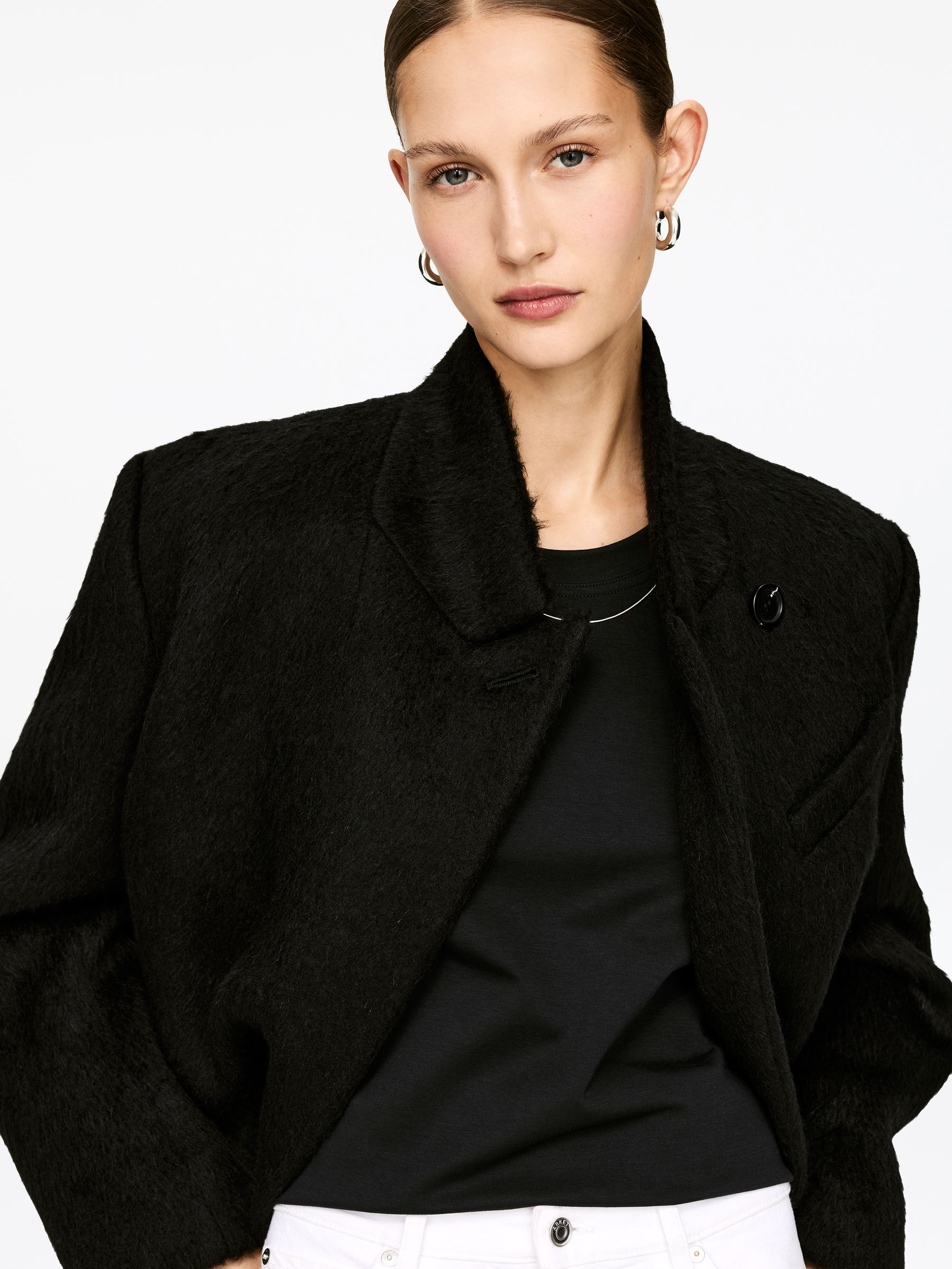 PEARL Heavyweight T-Shirt - Black - Regular fit - Women - StillMedia/Lookbook - 32