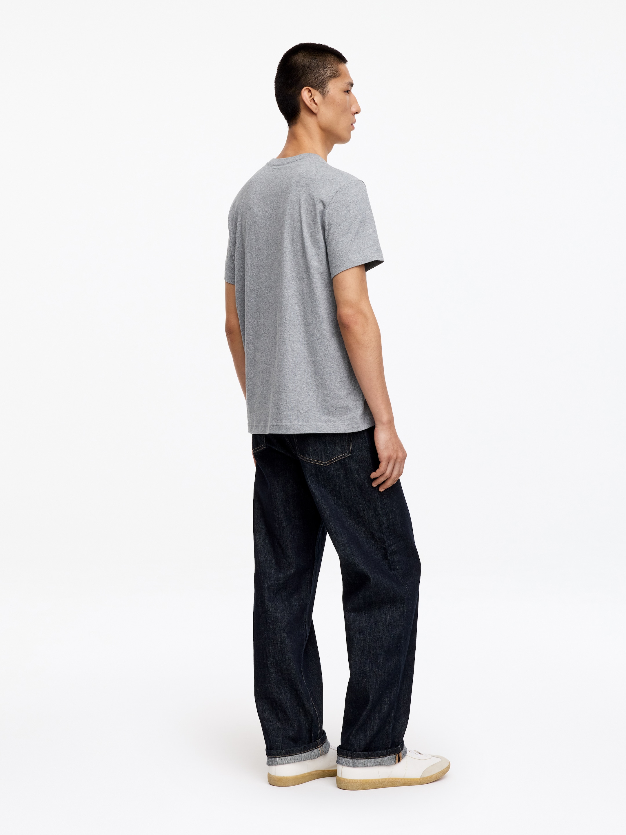170 GSM Regular T-Shirt - Grey Melange - Regular fit - Men - StillMedia/Lookbook - 54