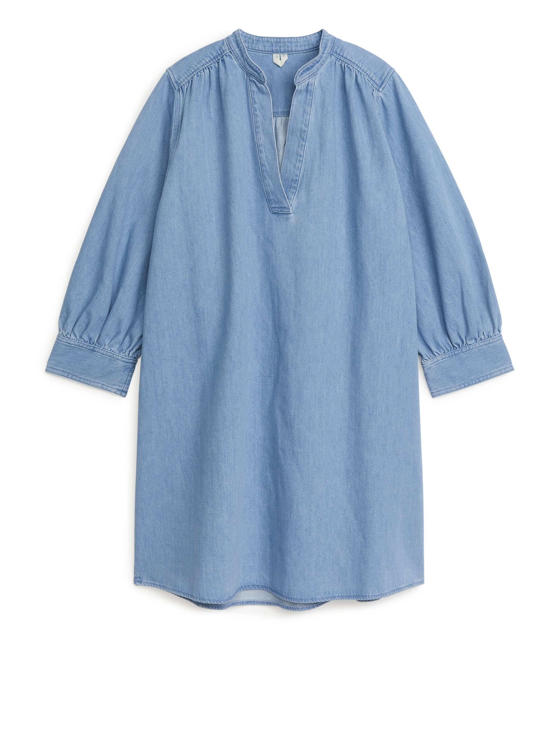 Vestido túnica de algodón - Azul - Corte holgado - Women - StillMedia/DescriptiveStillLife - 1