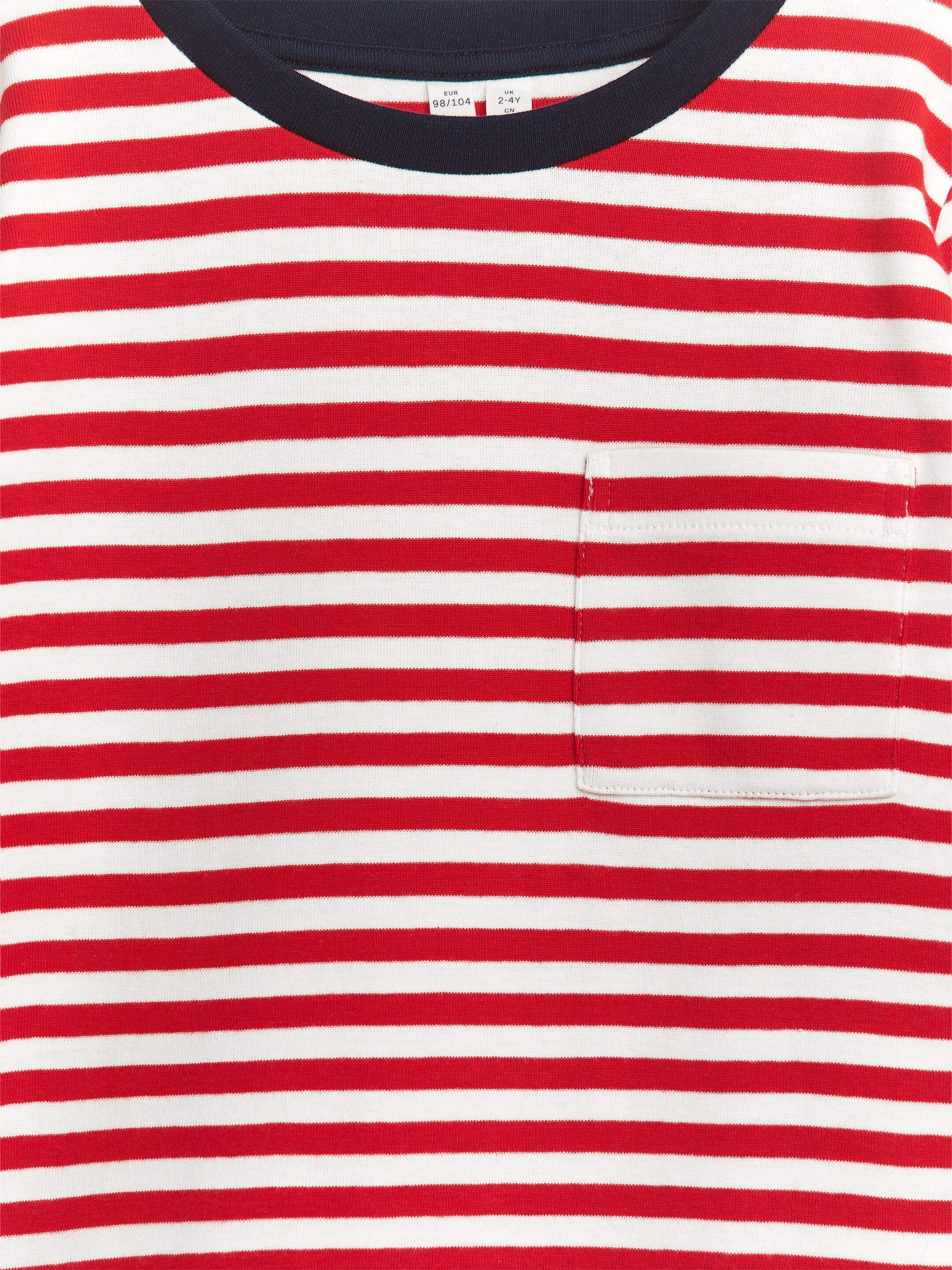 Long-Sleeved T-Shirt - Red/Off White - Regular fit - Children - StillMedia/DescriptiveDetail - 3