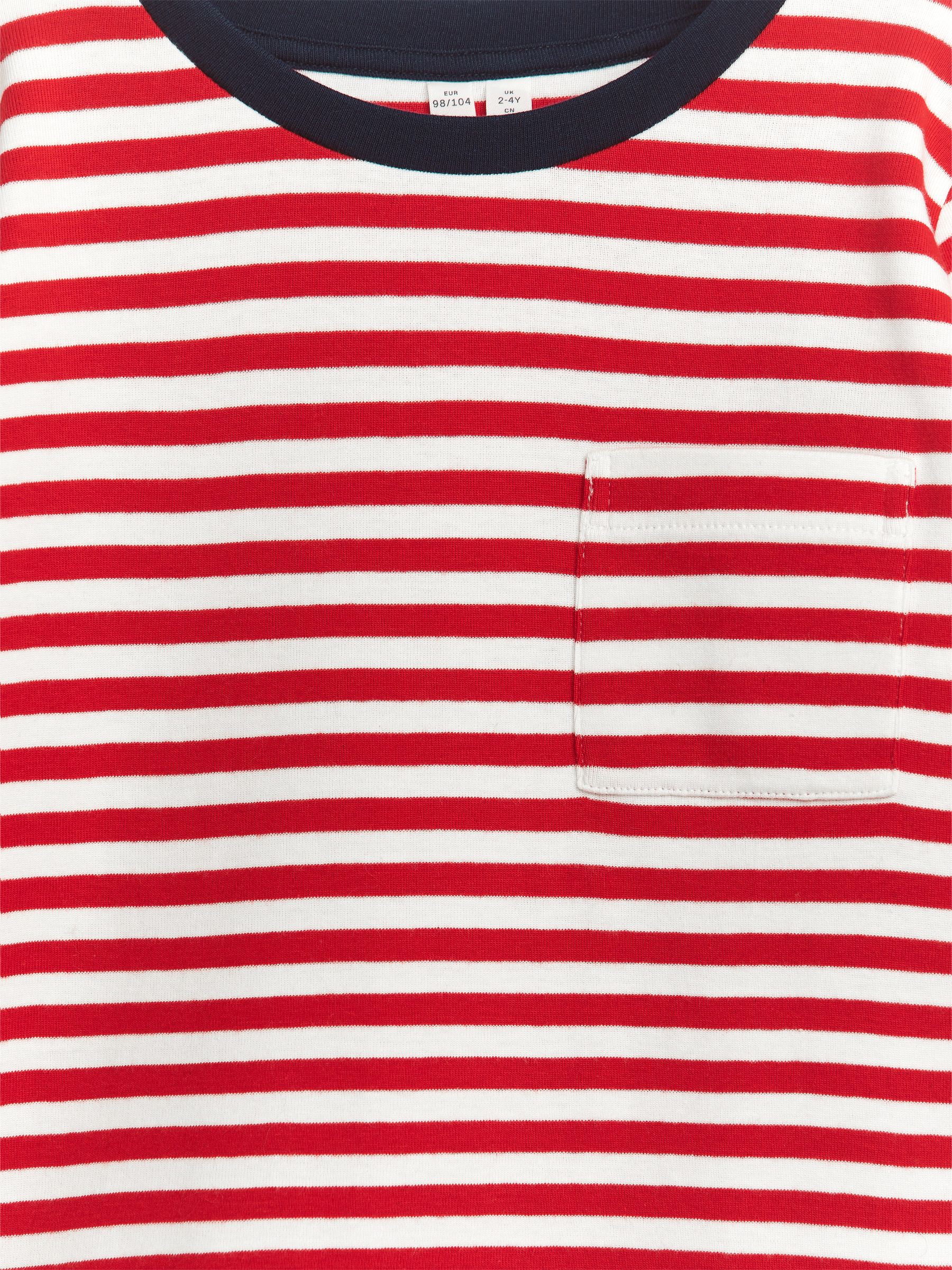 Langarm-T-Shirt - Rot/Ecru - Regular Fit - Kinder - StillMedia/DescriptiveDetail - 3