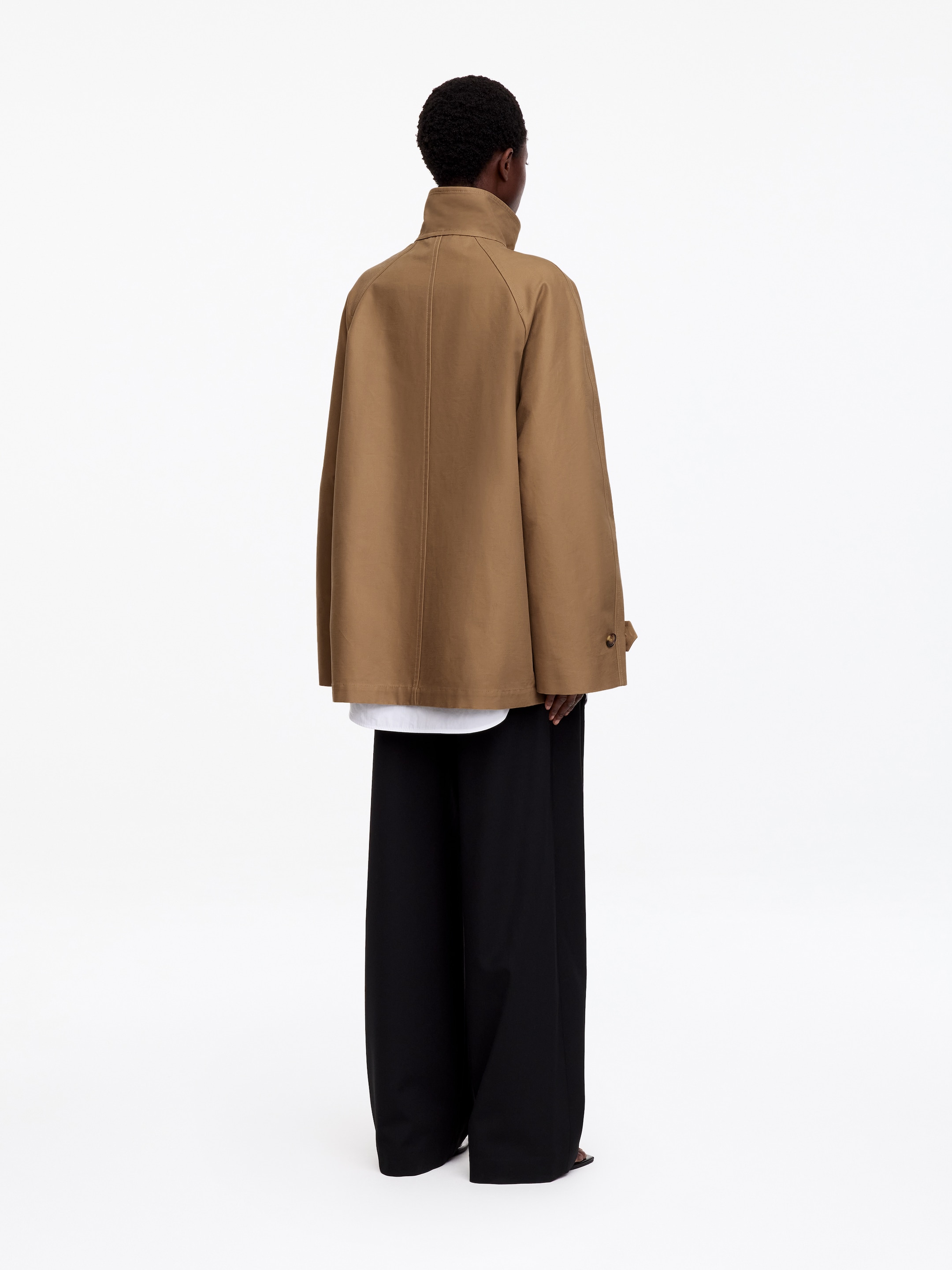 Corduroy-Collar Jacket - Brown - Loose fit - women - StillMedia/Lookbook - 18